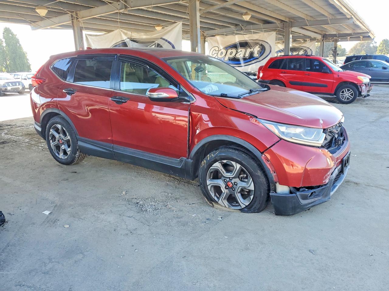 2018 Honda Cr-v Exl Коричневый vin: 2HKRW1H85JH521256