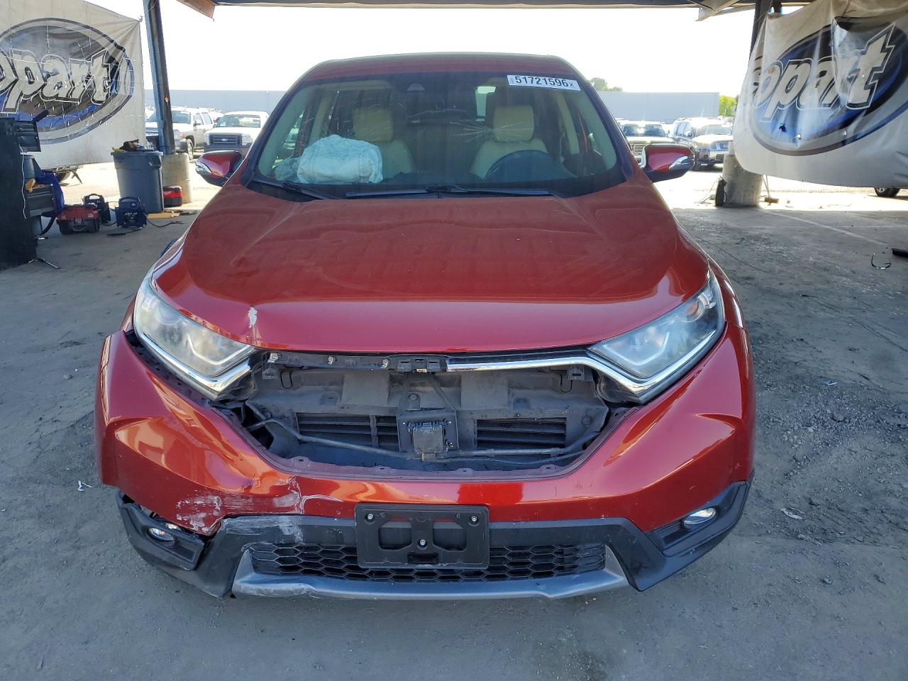 2018 Honda Cr-v Exl Коричневый vin: 2HKRW1H85JH521256