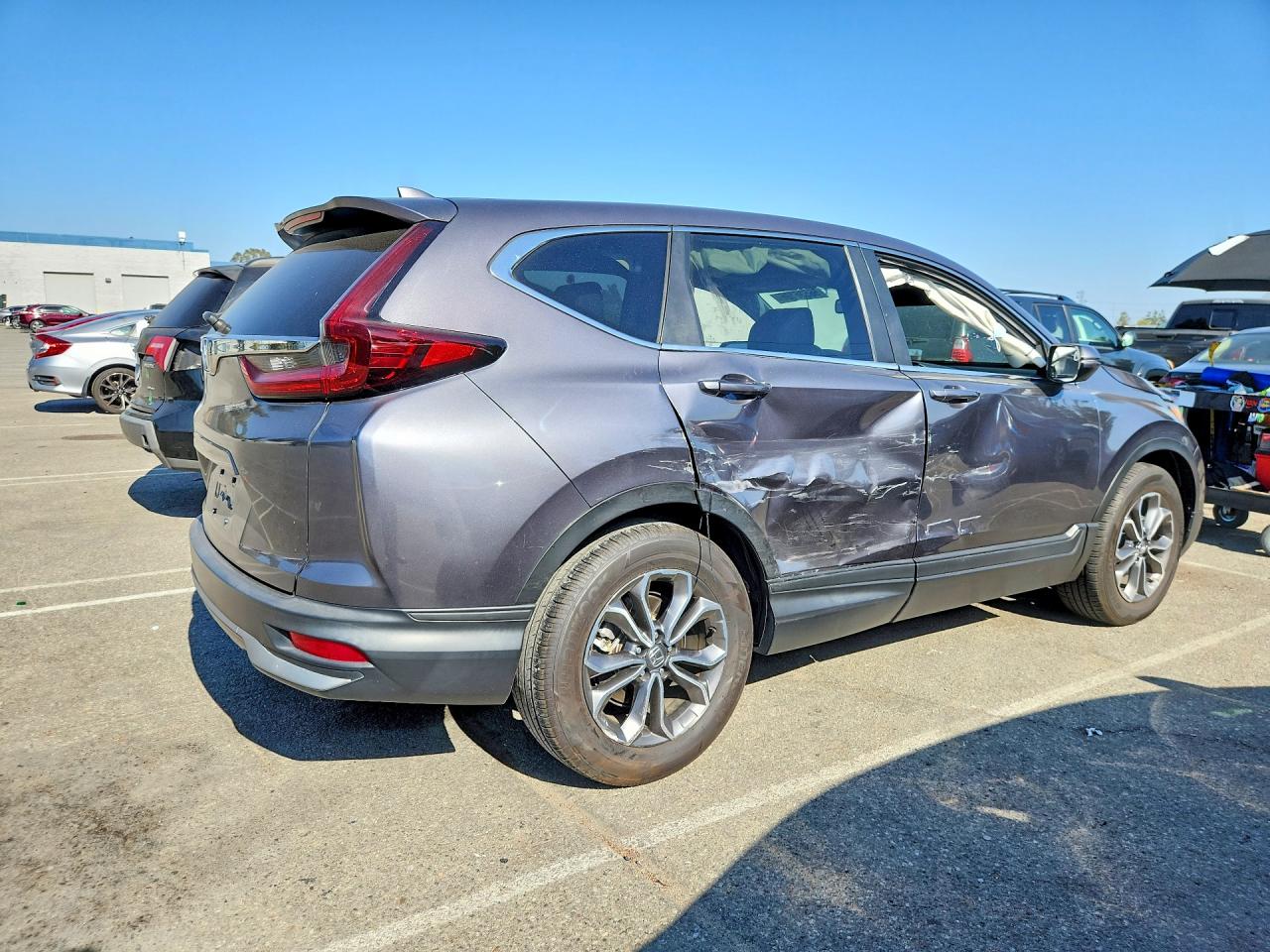 2021 Honda Cr-v Exl Серый vin: 2HKRW1H85MH415846