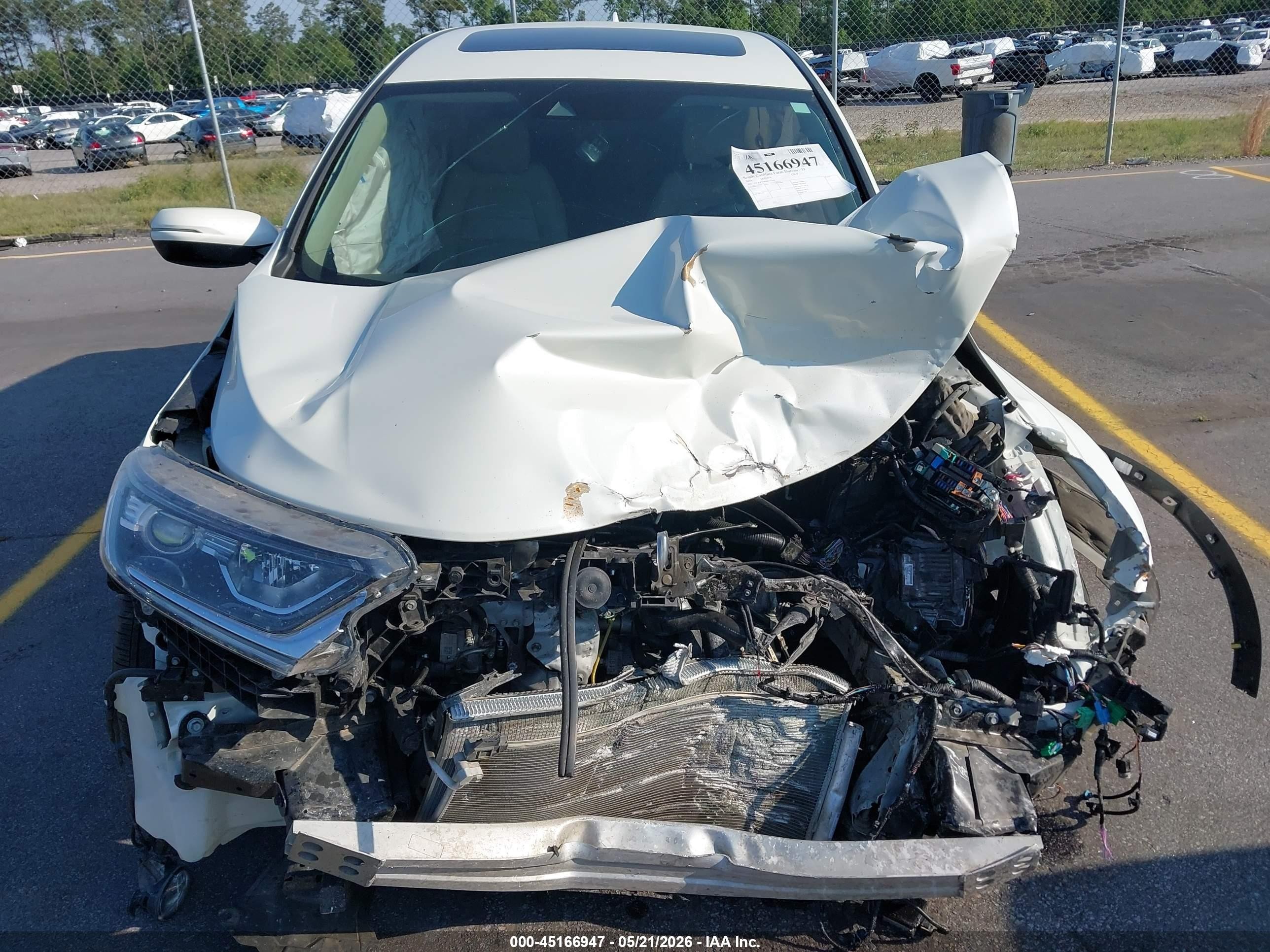 2018 Honda Cr-v Ex-l/ex-l Navi Белый vin: 2HKRW1H89JH522068