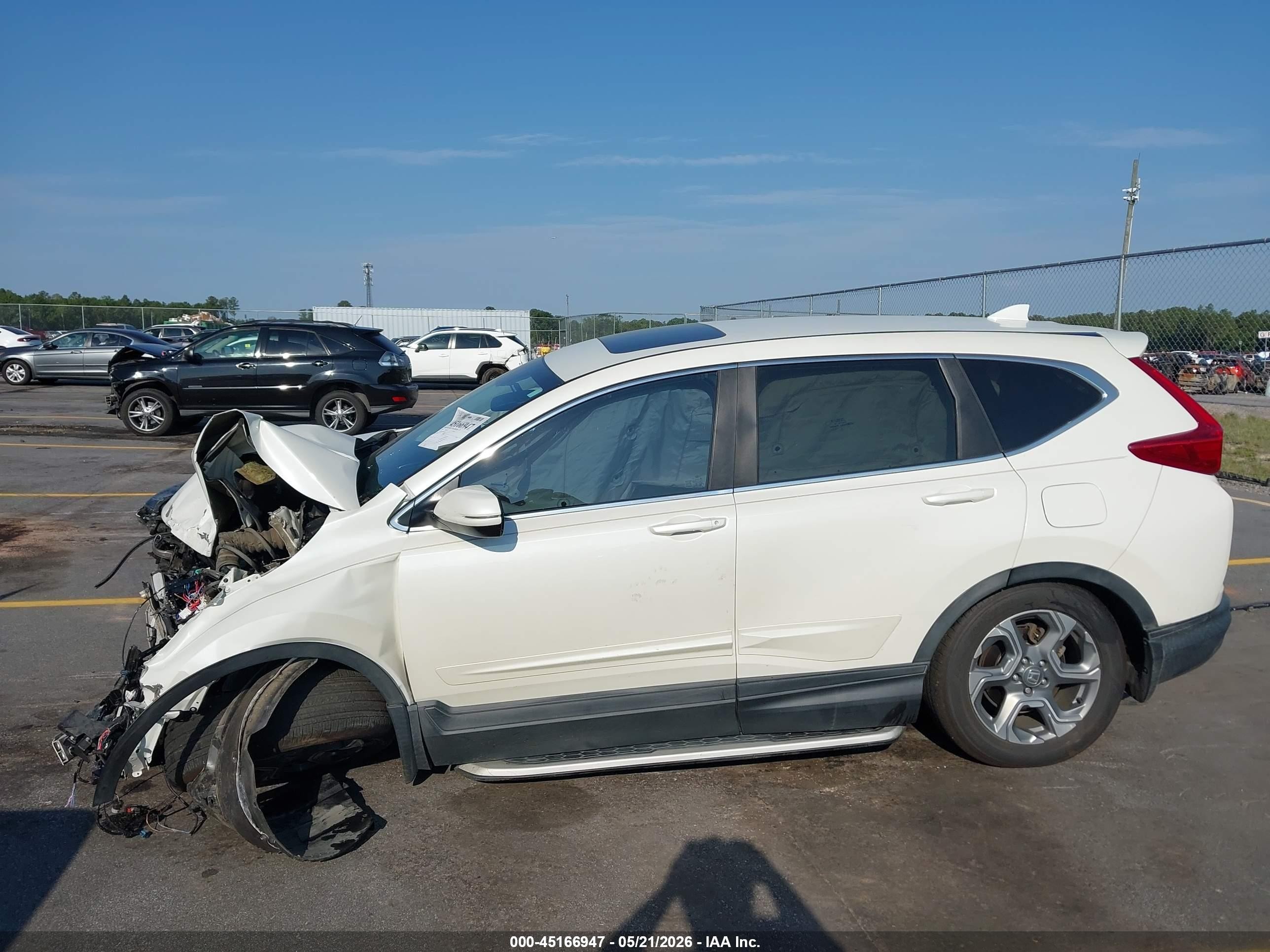 2018 Honda Cr-v Ex-l/ex-l Navi Белый vin: 2HKRW1H89JH522068