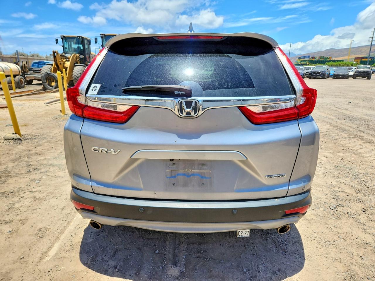 2017 Honda Cr-v Touring Silver vin: 2HKRW1H90HH504688