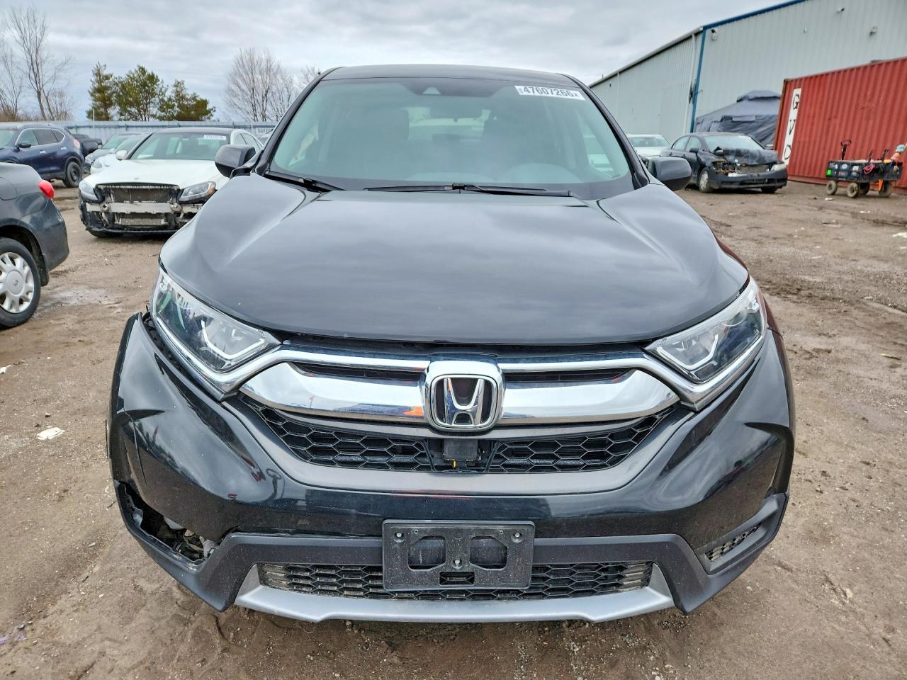 2017 Honda Cr-v Lx Черный vin: 2HKRW2H22HH122624