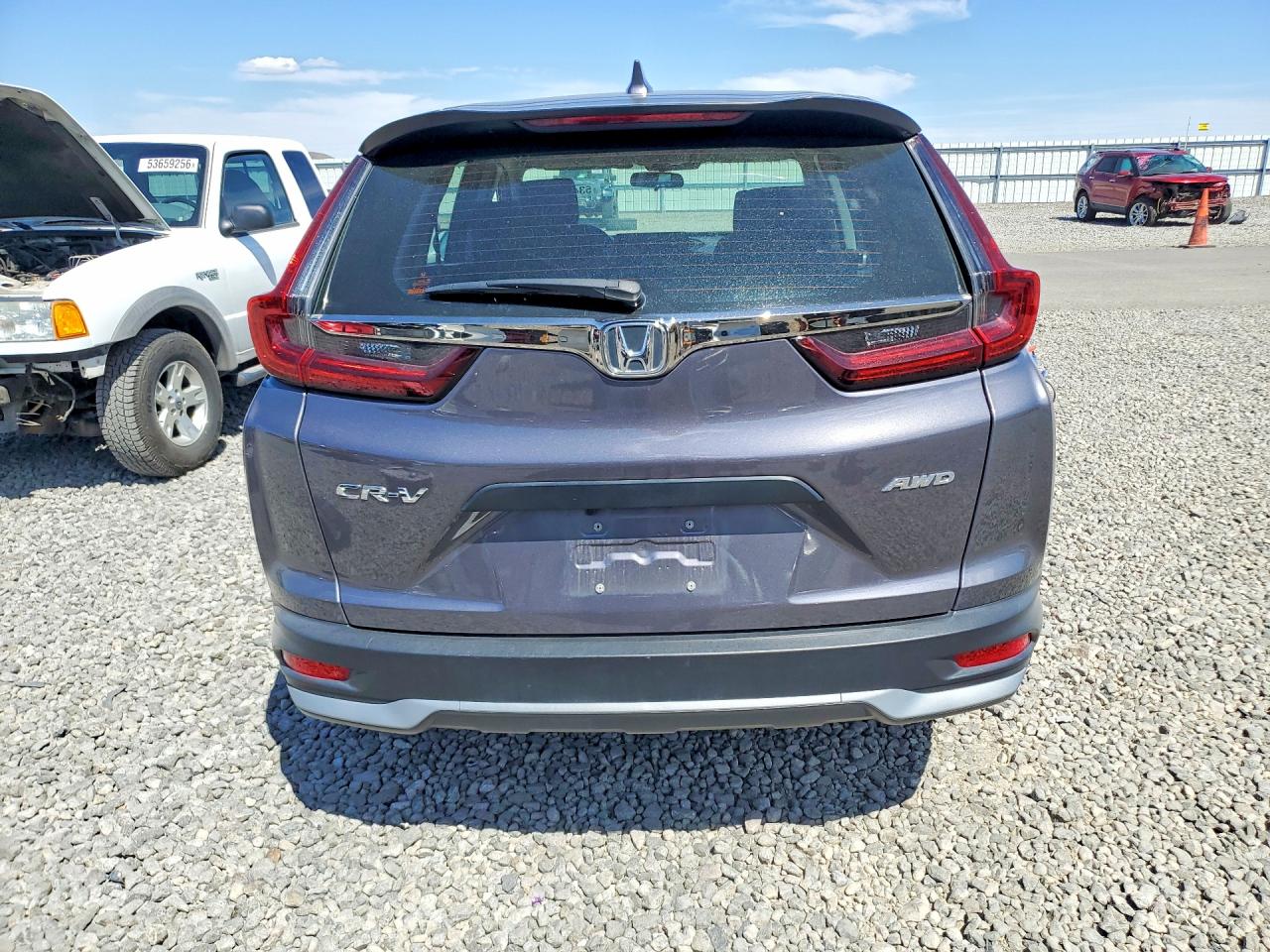 2020 Honda Cr-v Lx Charcoal vin: 2HKRW2H22LH651483