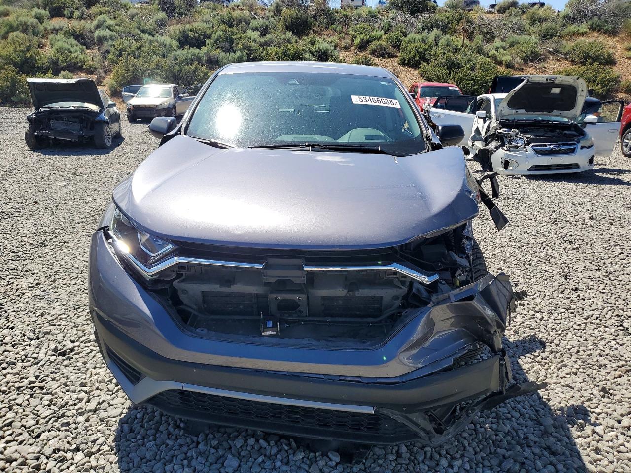 2020 Honda Cr-v Lx Charcoal vin: 2HKRW2H22LH651483
