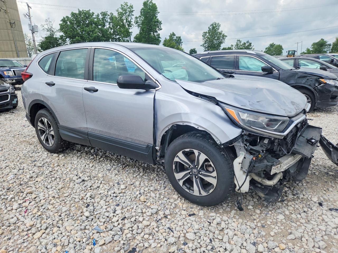 2020 Honda Cr-v Lx Silver vin: 2HKRW2H23LH608254