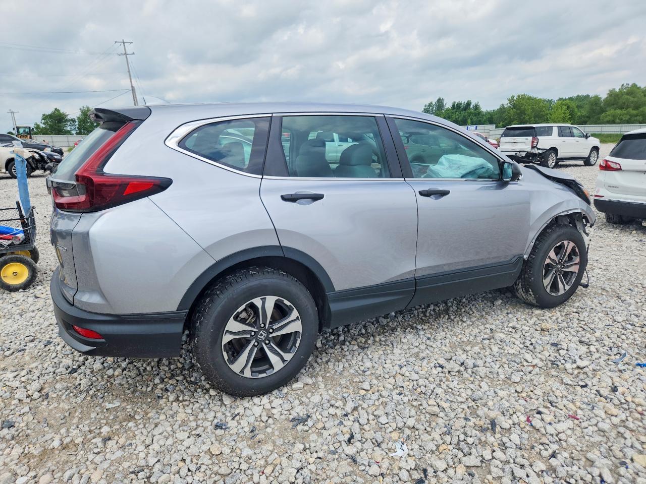 2020 Honda Cr-v Lx Silver vin: 2HKRW2H23LH608254