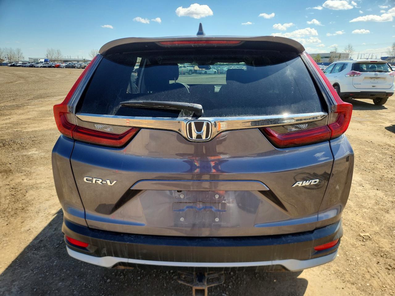 2020 Honda Cr-v Lx Gray vin: 2HKRW2H24LH212138