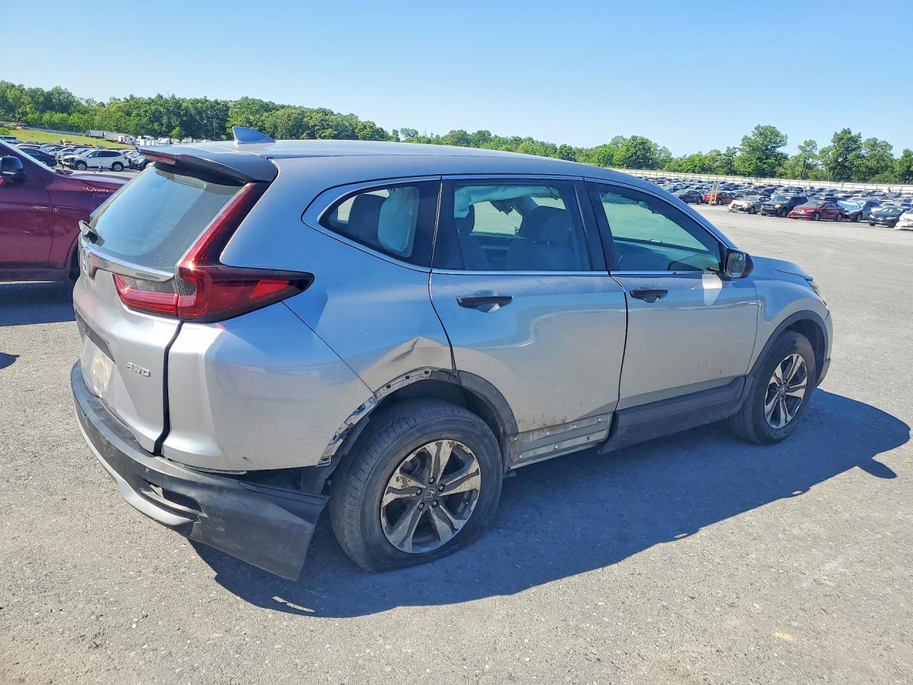 2020 Honda Cr-v Lx Silver vin: 2HKRW2H24LH616671