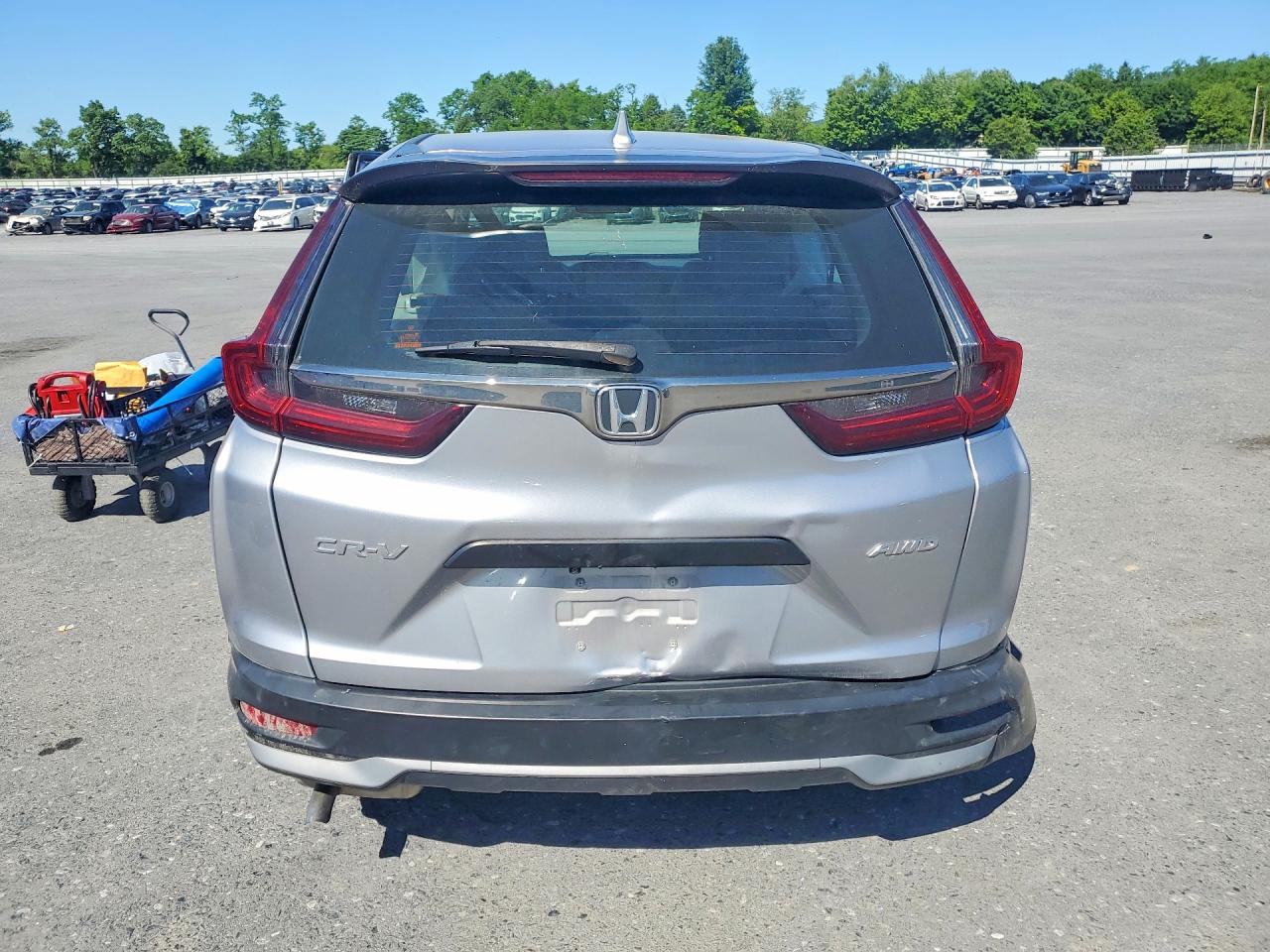 2020 Honda Cr-v Lx Silver vin: 2HKRW2H24LH616671