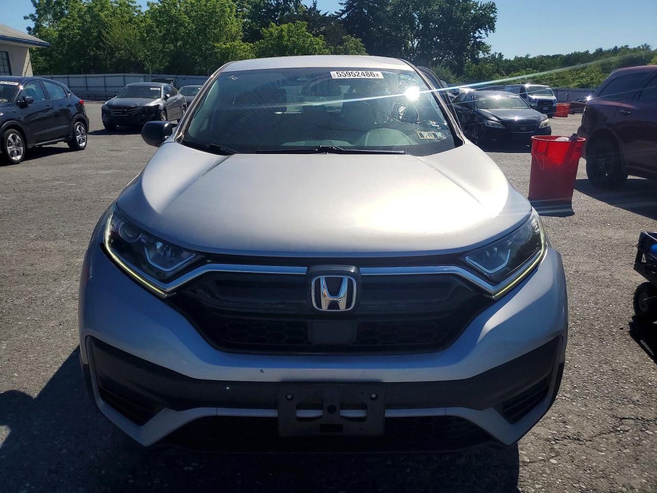 2020 Honda Cr-v Lx Silver vin: 2HKRW2H24LH616671