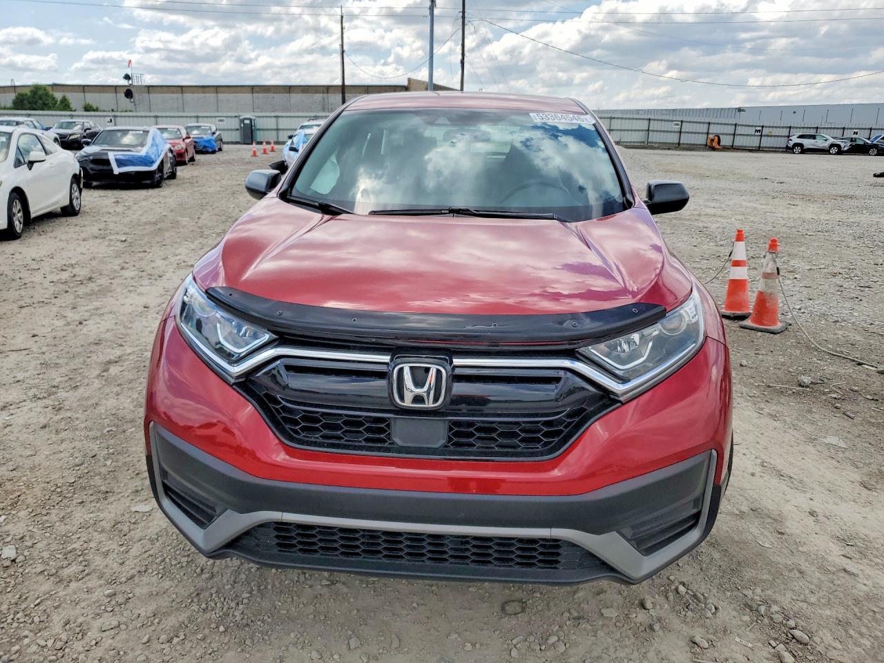2020 Honda Cr-v Lx Red vin: 2HKRW2H27LH650989