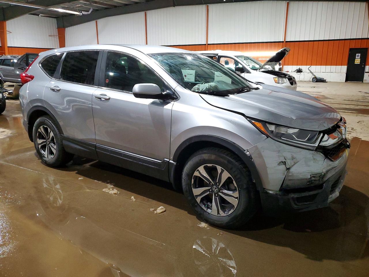 2017 Honda Cr-v Lx Silver vin: 2HKRW2H29HH105190