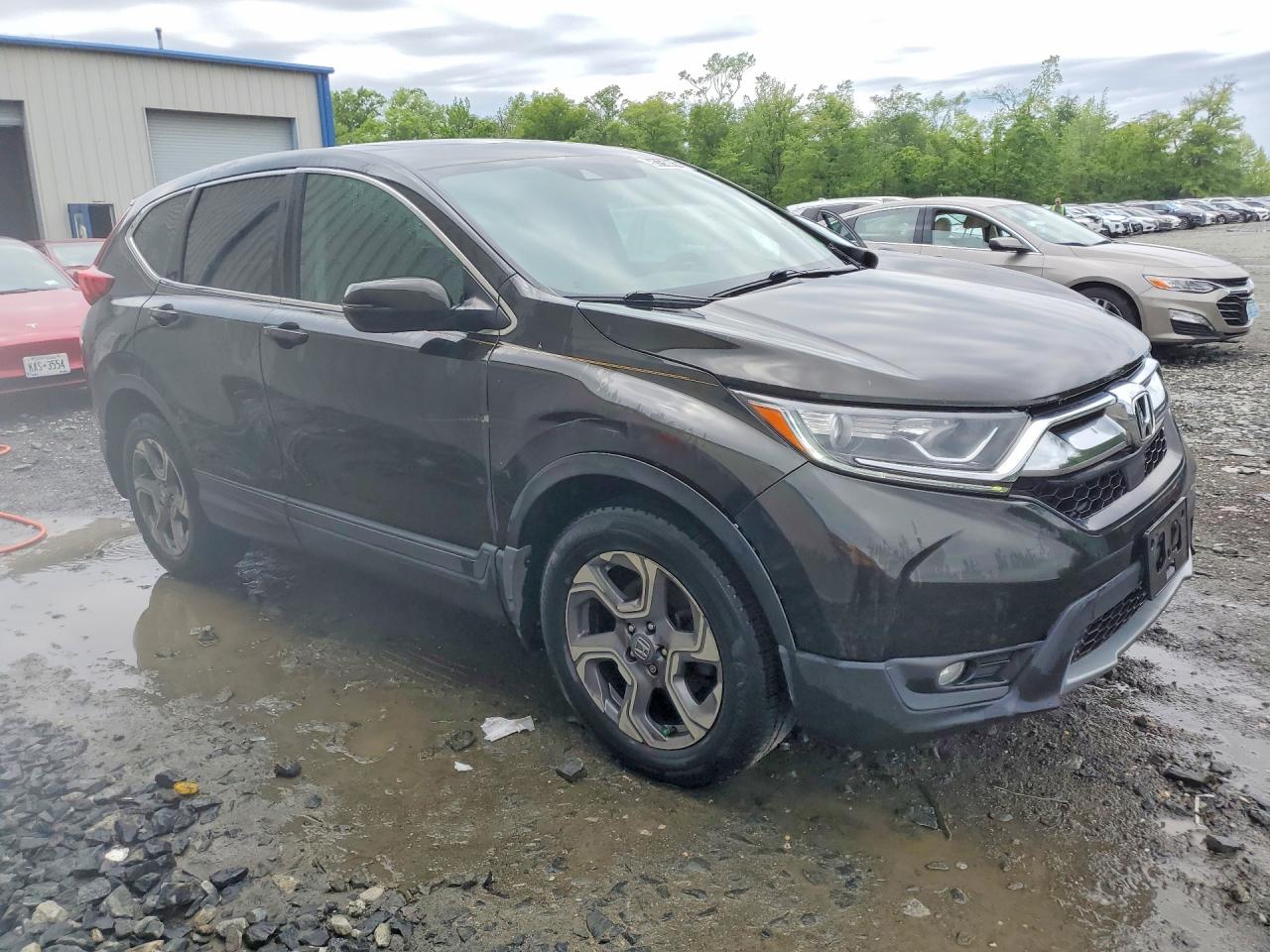 2018 Honda Cr-v Ex Black vin: 2HKRW2H50JH672615