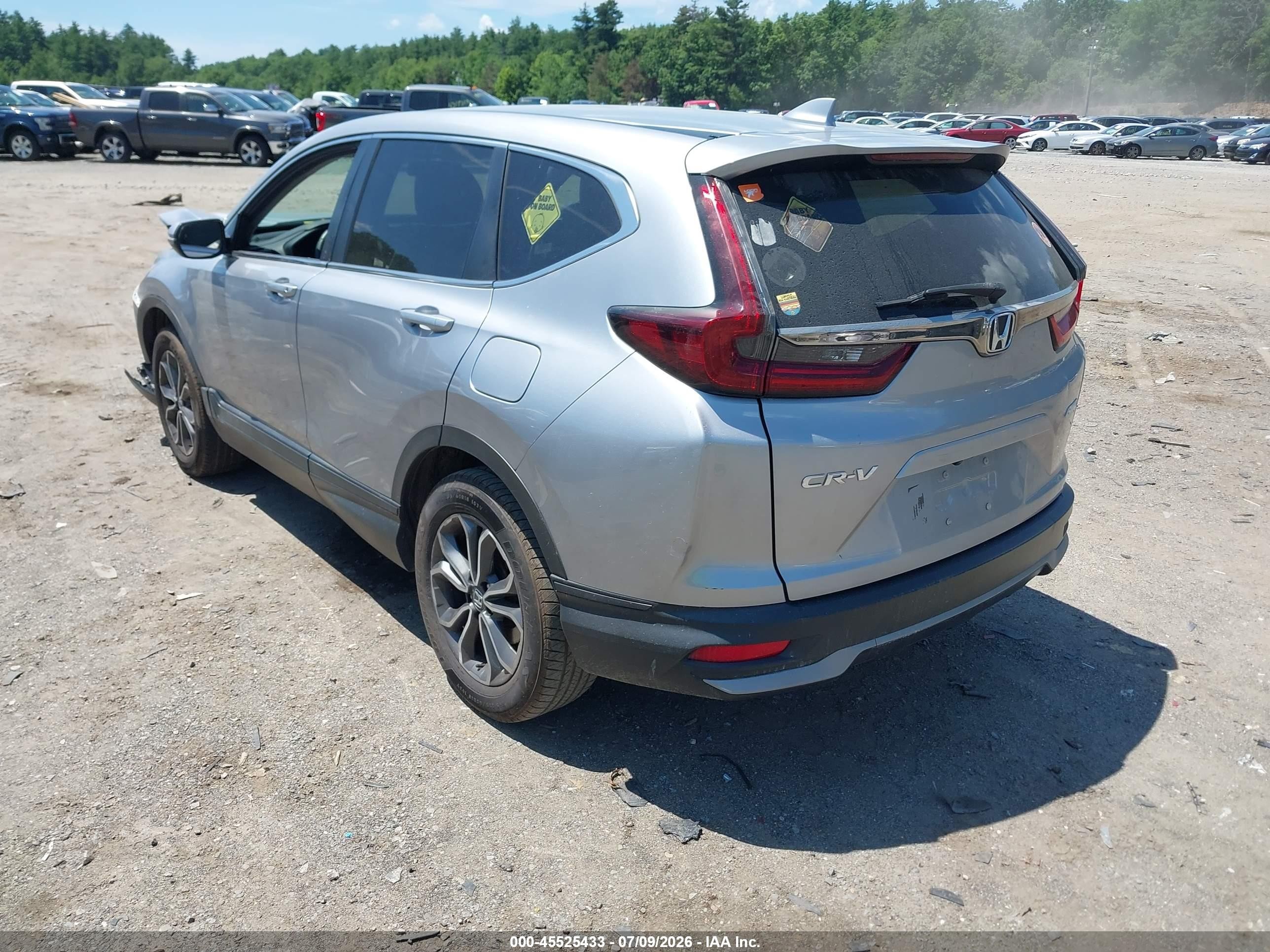 2021 Honda Cr-v Awd Ex Серый vin: 2HKRW2H50MH637884