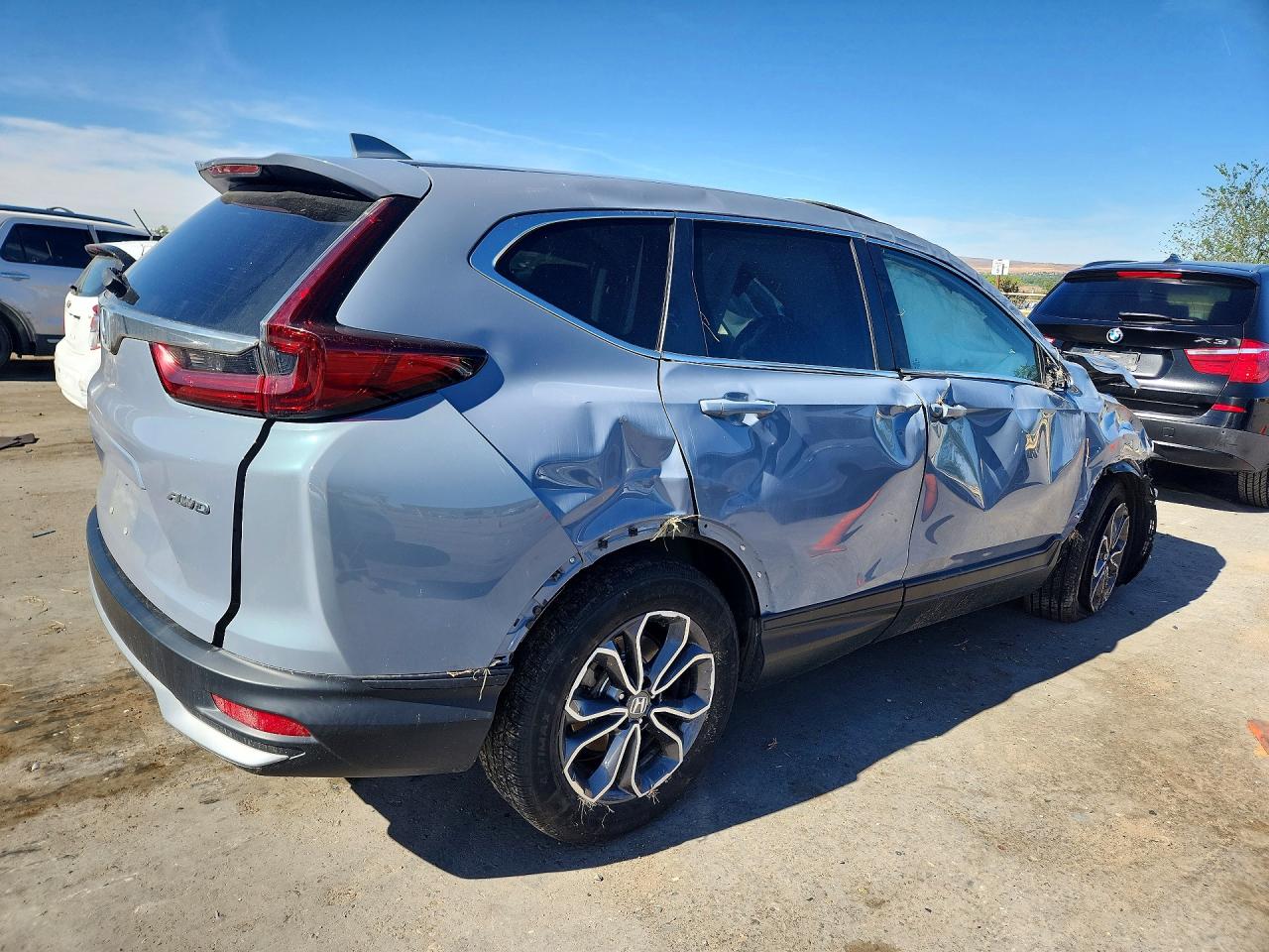 2021 Honda Cr-v Ex Blue vin: 2HKRW2H50MH647010