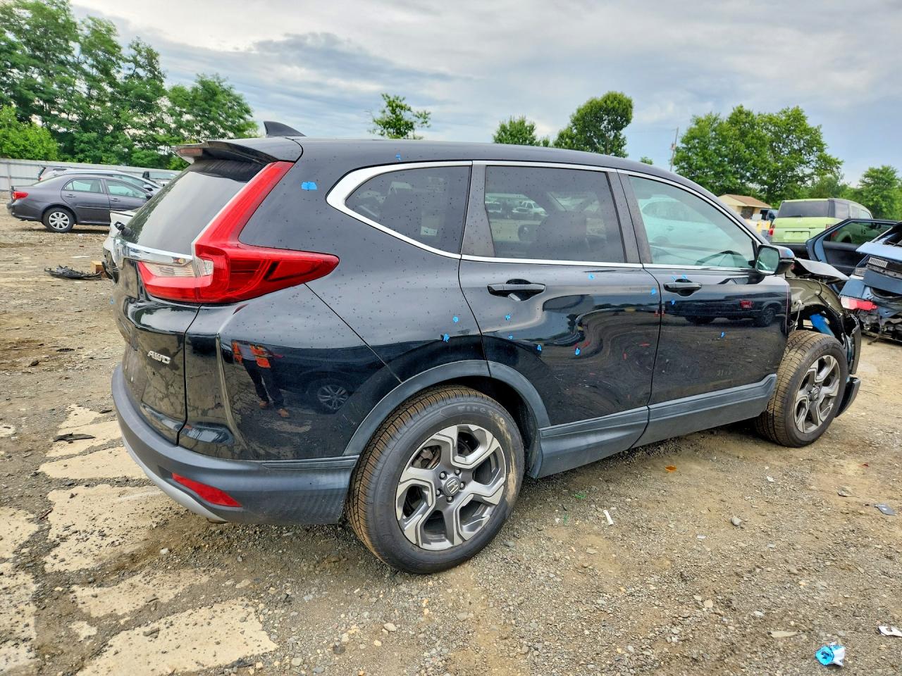 2018 Honda Cr-v Ex Black vin: 2HKRW2H51JH675619