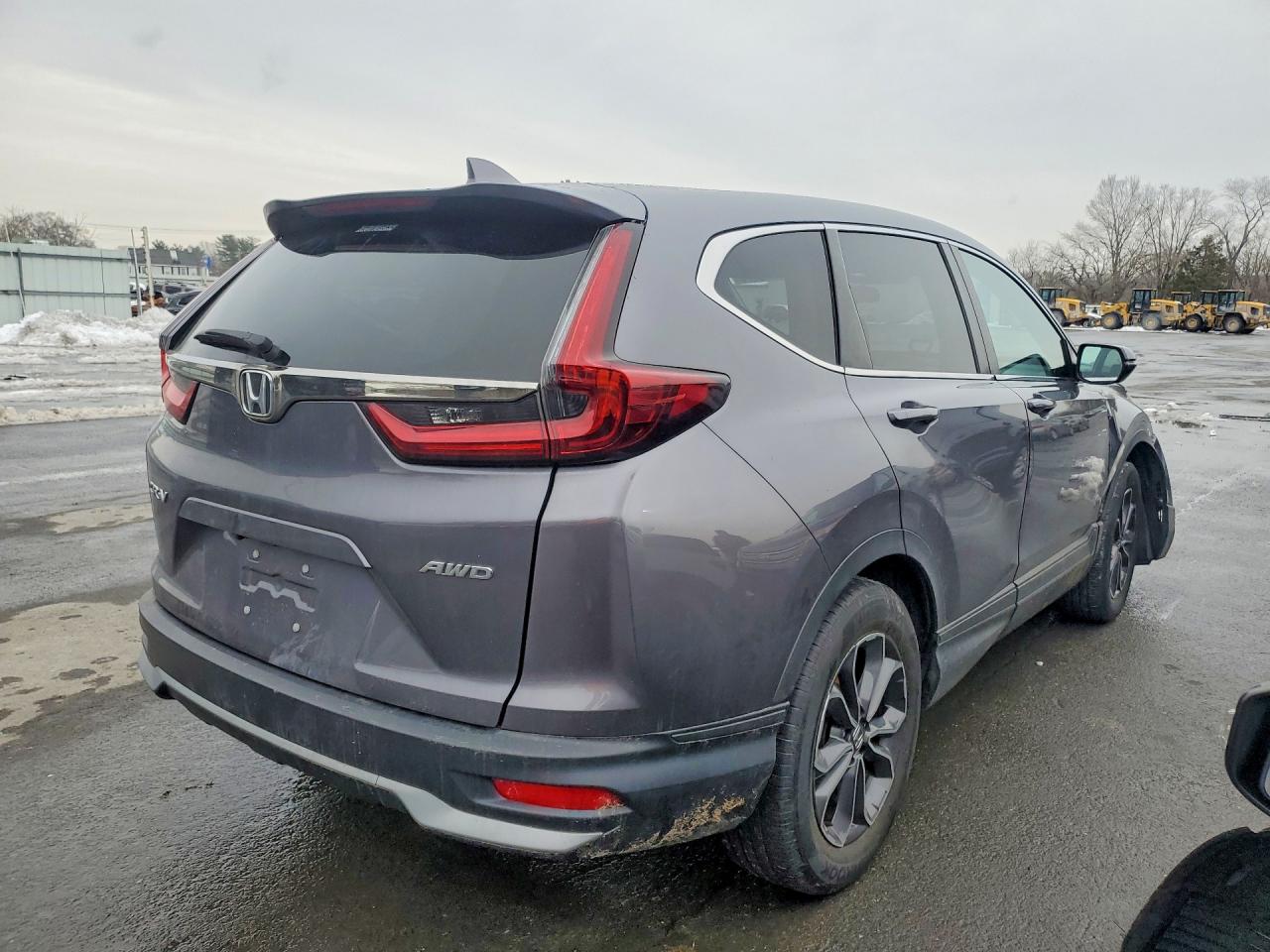 2022 Honda Cr-v Ex Gray vin: 2HKRW2H51NH612669