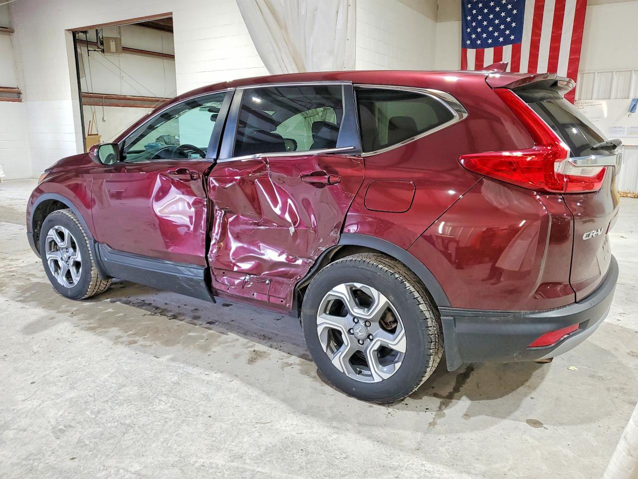 2019 Honda Cr-v Ex Бордовый vin: 2HKRW2H52KH628097