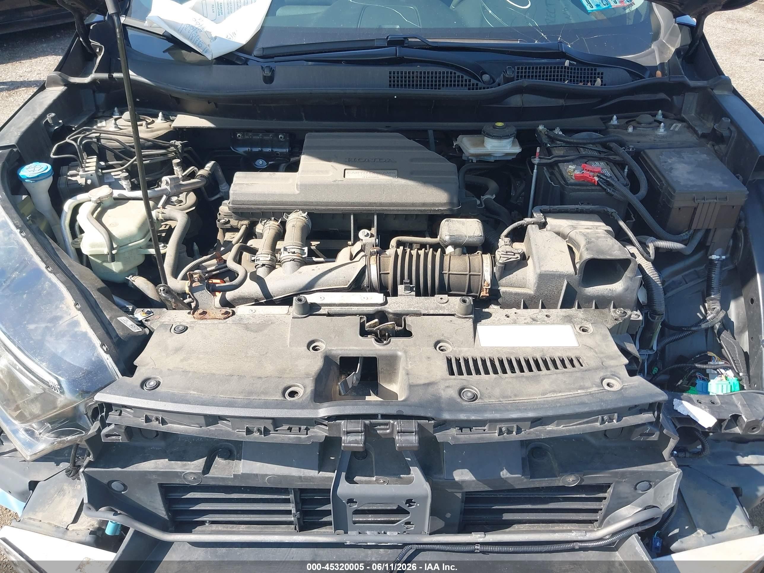 2019 Honda Cr-v Ex Черный vin: 2HKRW2H52KH631260