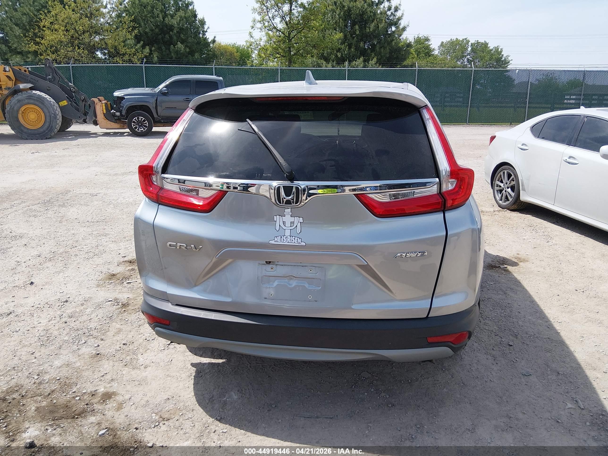 2019 Honda Cr-v Ex Серый vin: 2HKRW2H52KH633459