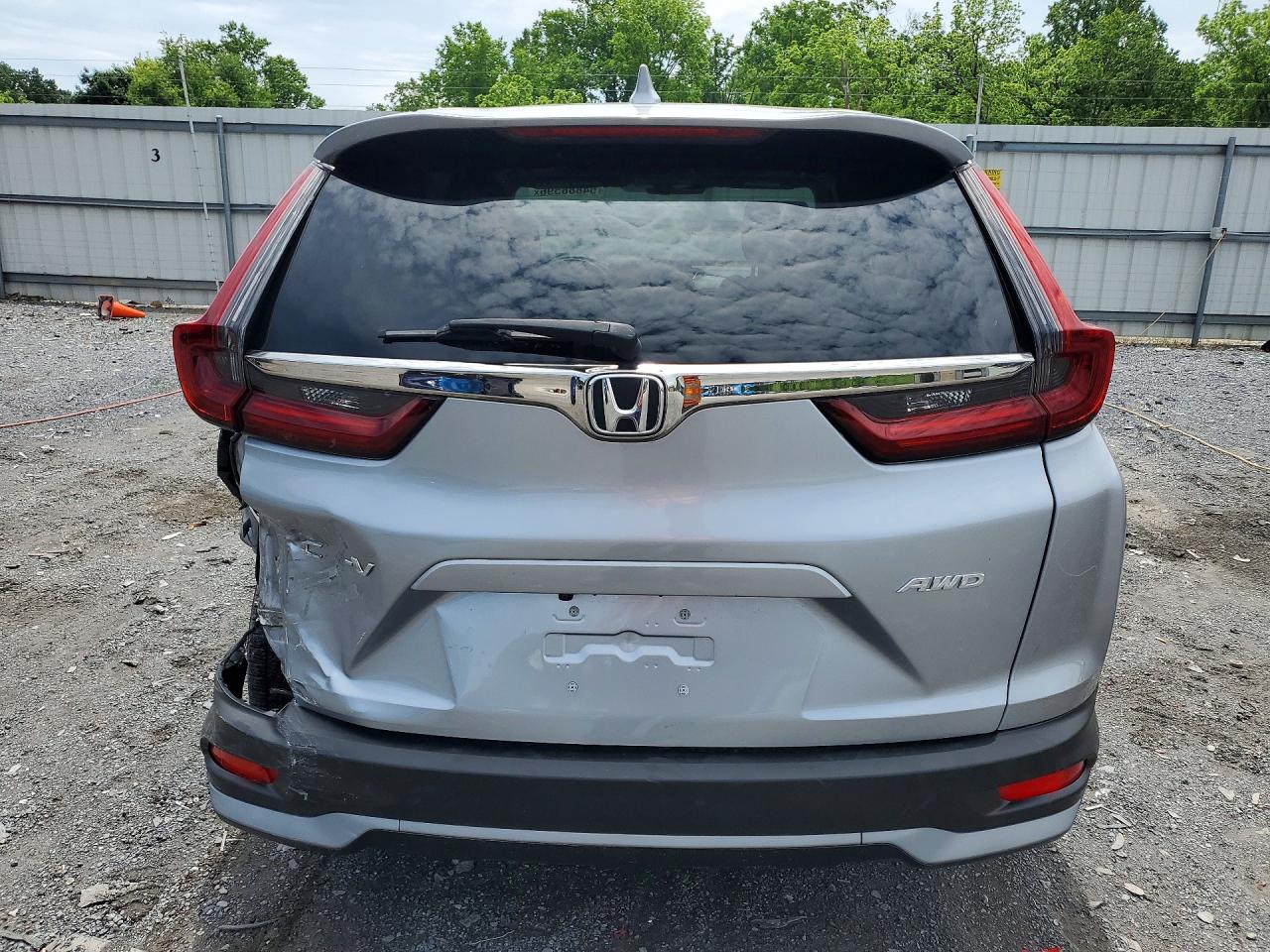 2021 Honda Cr-v Ex Silver vin: 2HKRW2H52MH672510