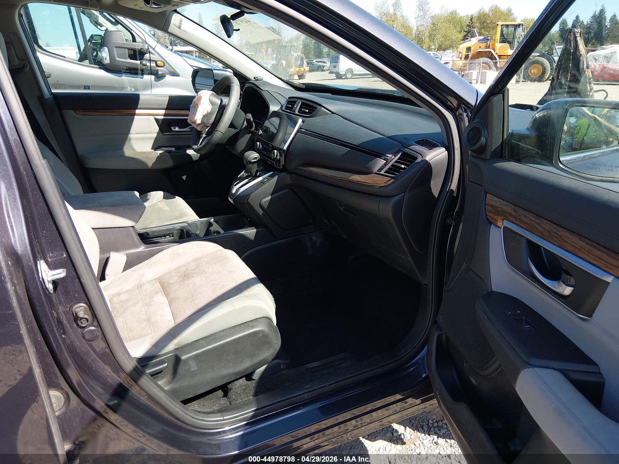 2017 Honda Cr-v Ex Gray vin: 2HKRW2H53HH672358