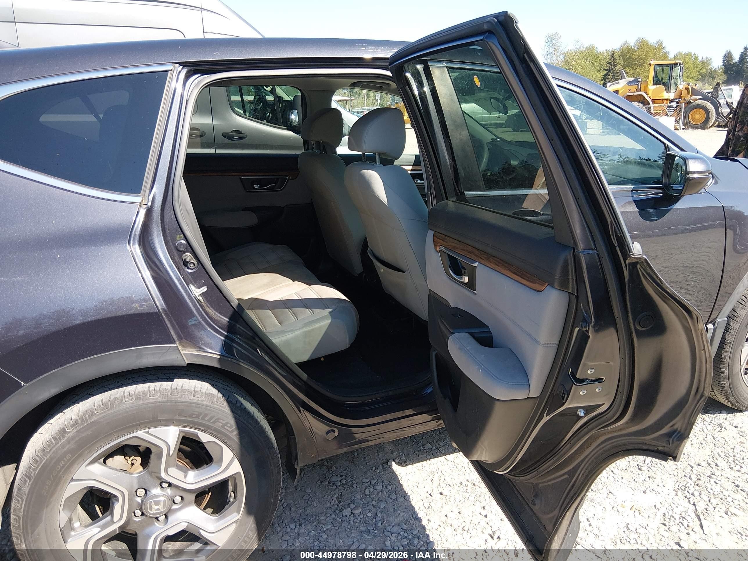2017 Honda Cr-v Ex Gray vin: 2HKRW2H53HH672358