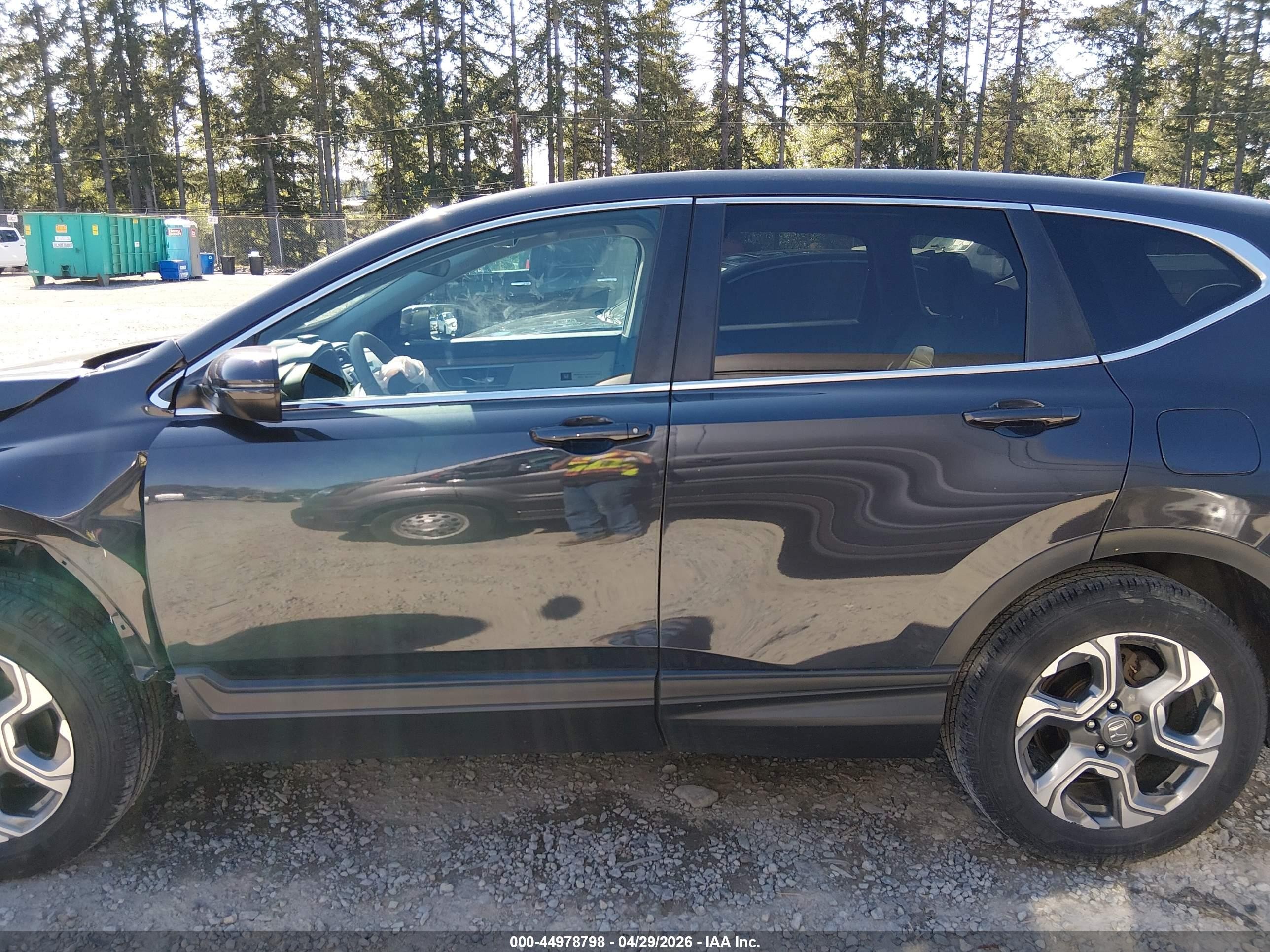 2017 Honda Cr-v Ex Gray vin: 2HKRW2H53HH672358