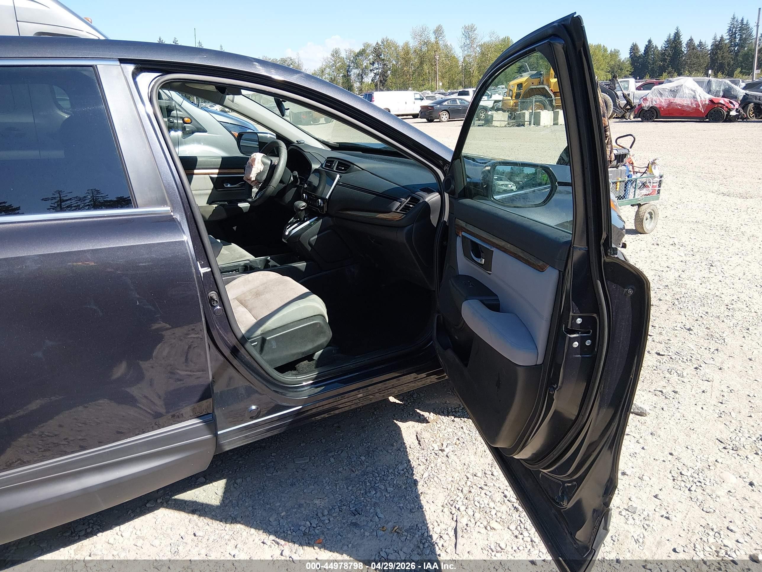 2017 Honda Cr-v Ex Gray vin: 2HKRW2H53HH672358