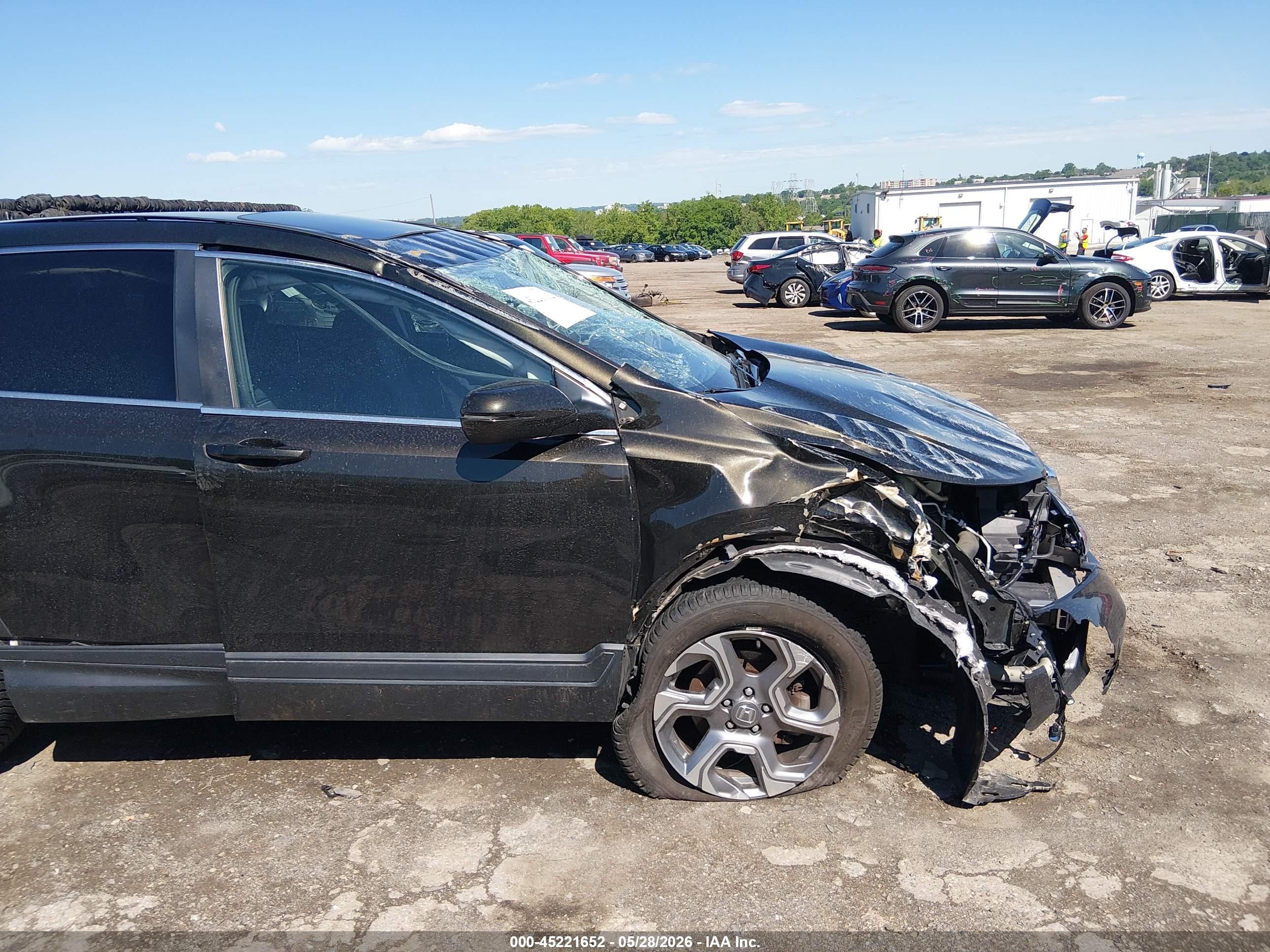 2018 Honda Cr-v Ex Brown vin: 2HKRW2H53JH613767