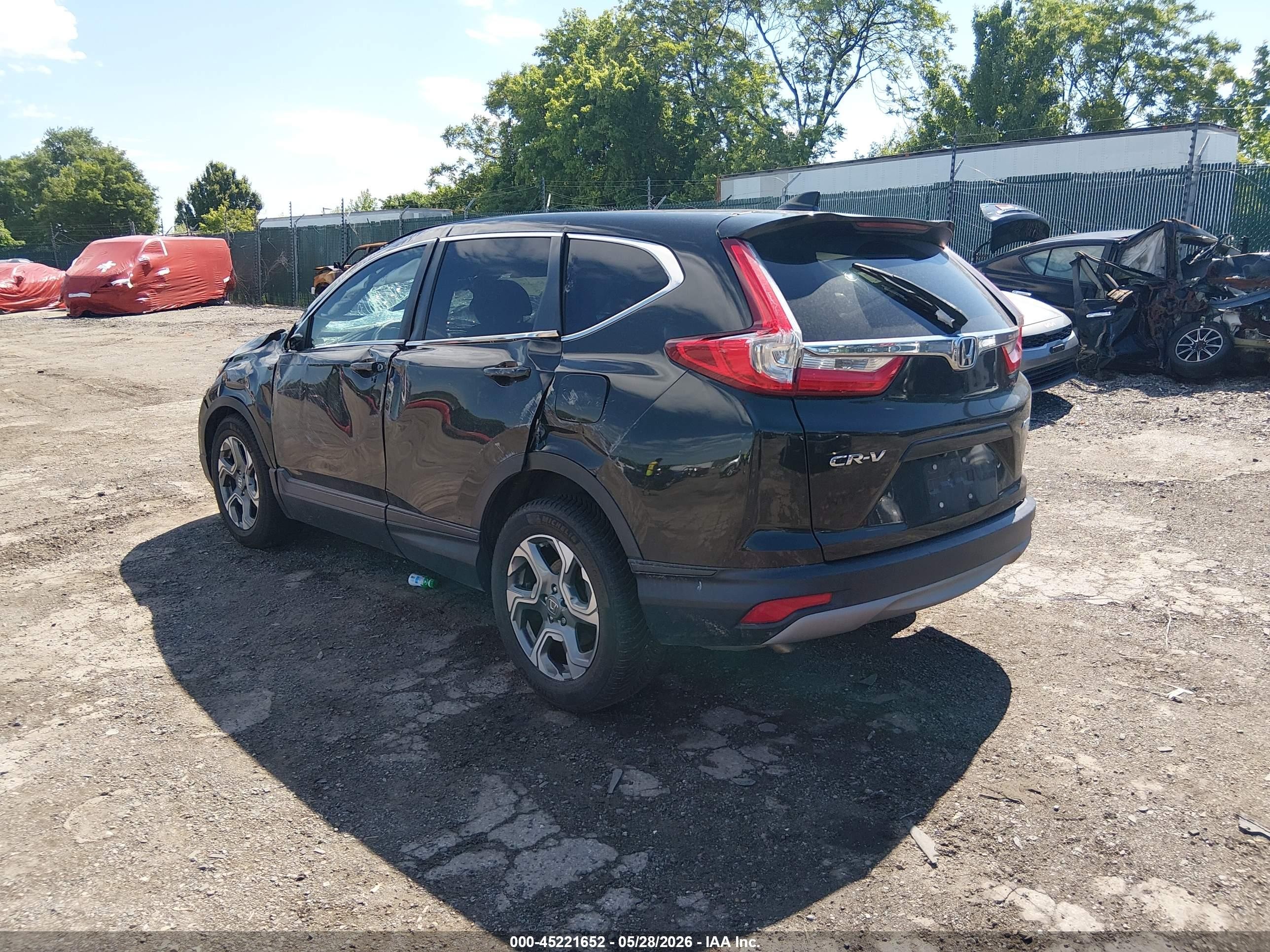 2018 Honda Cr-v Ex Brown vin: 2HKRW2H53JH613767