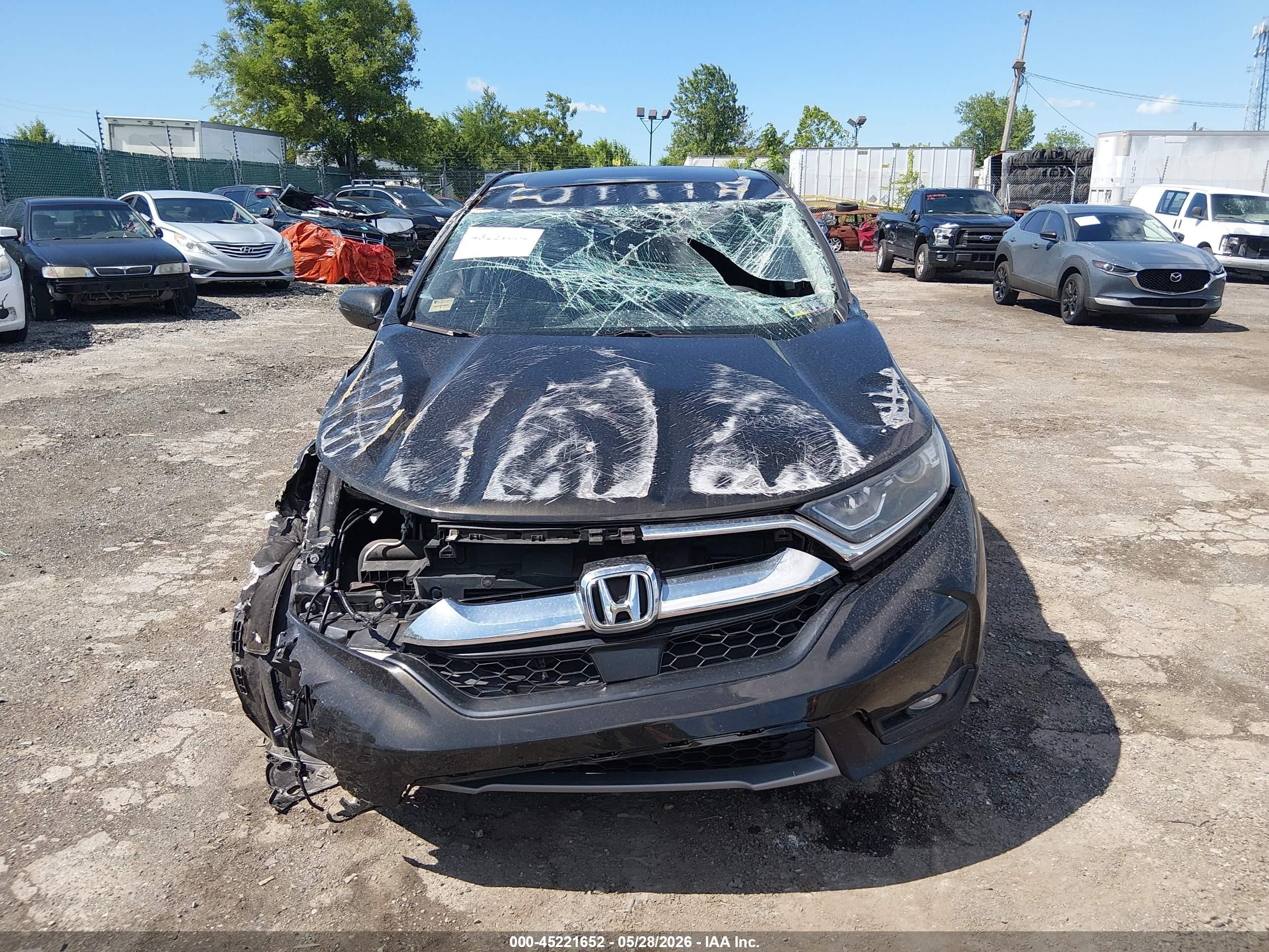 2018 Honda Cr-v Ex Brown vin: 2HKRW2H53JH613767