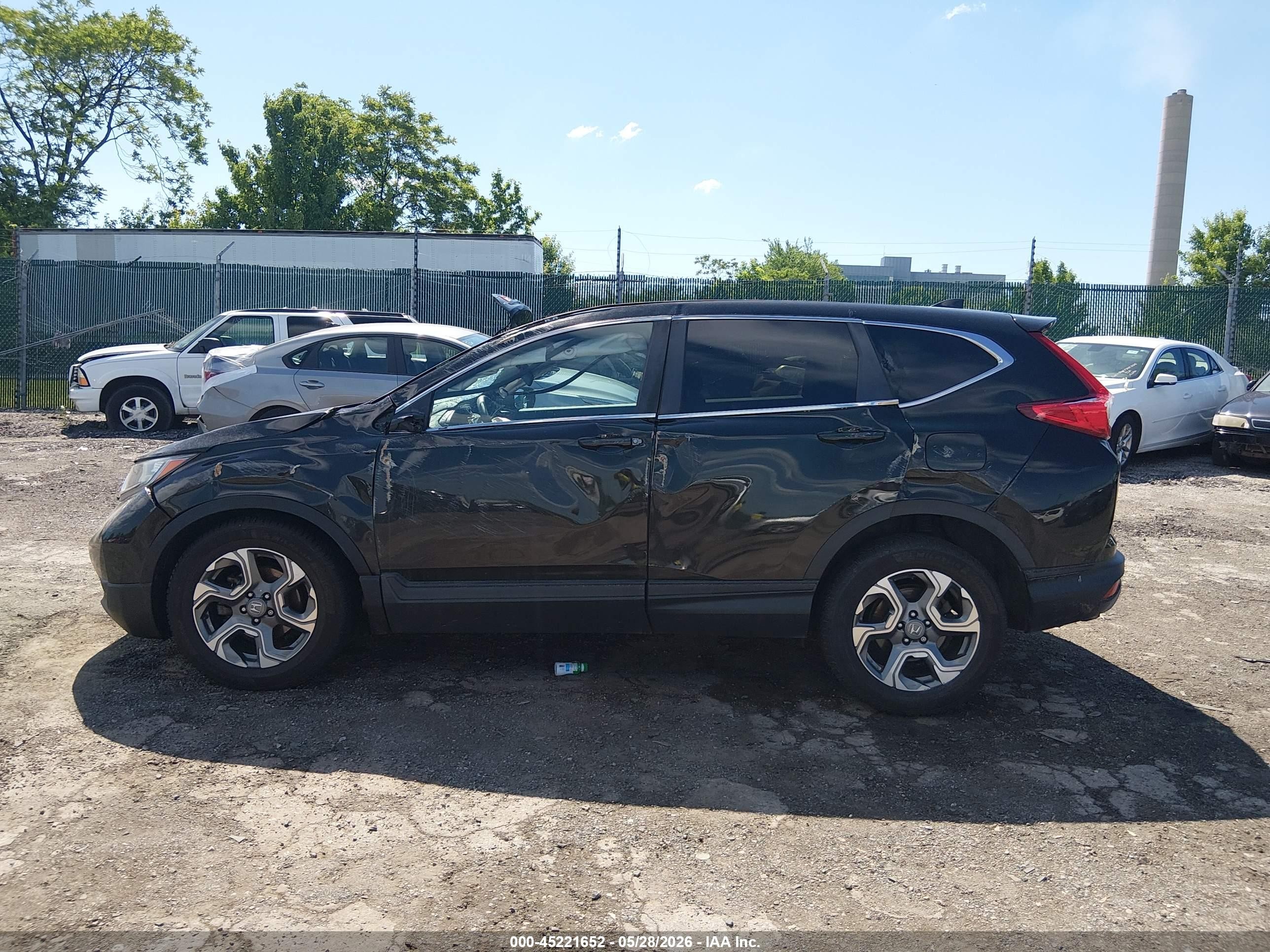 2018 Honda Cr-v Ex Brown vin: 2HKRW2H53JH613767