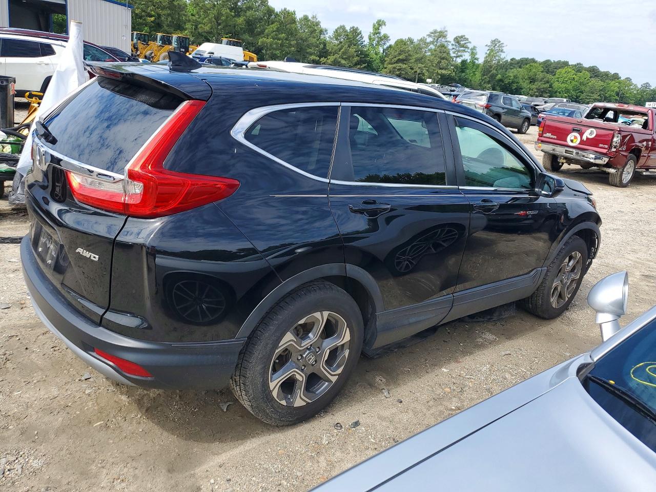 2018 Honda Cr-v Ex Black vin: 2HKRW2H53JH691563