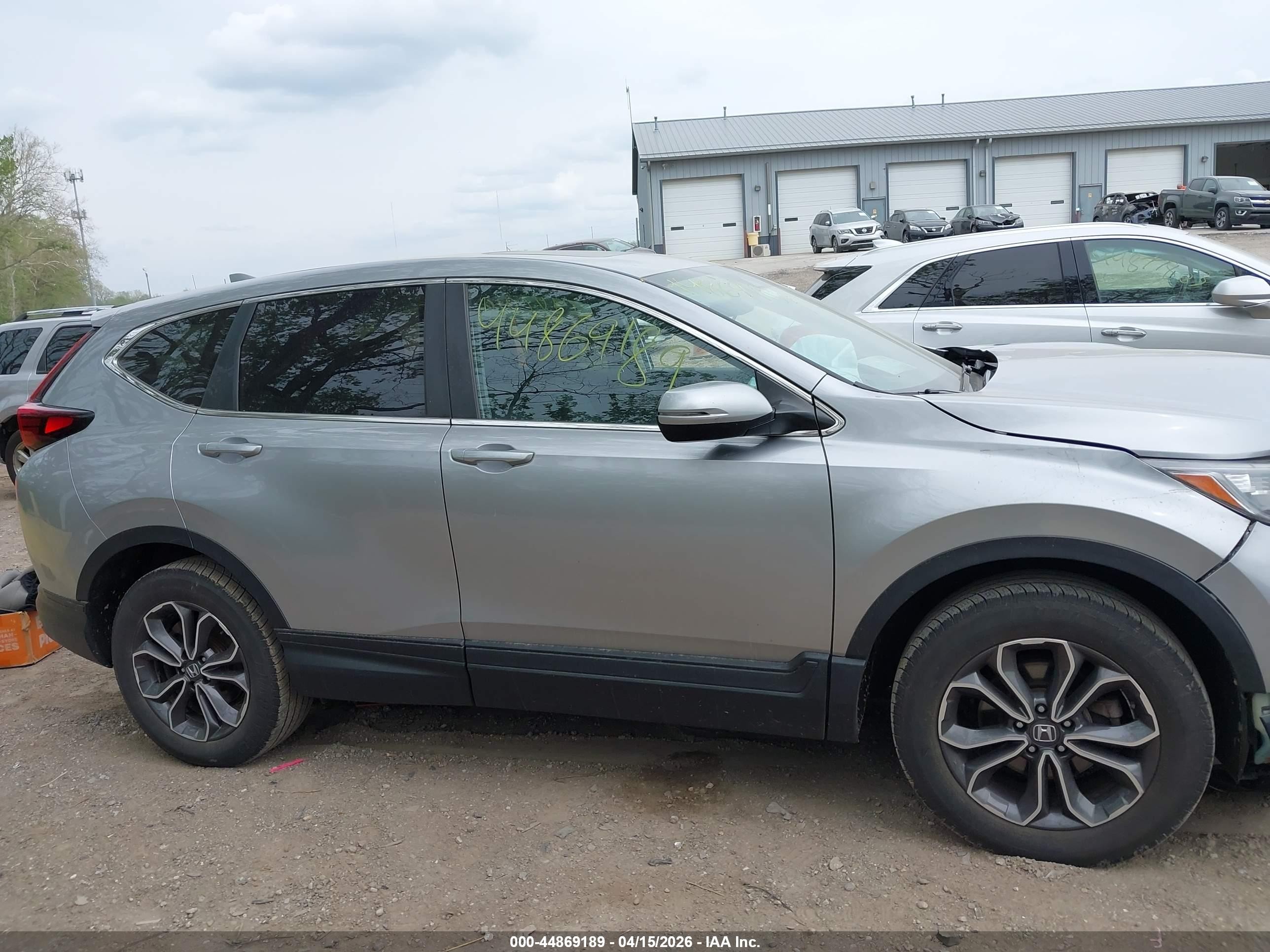 2020 Honda Cr-v Awd Ex Silver vin: 2HKRW2H53LH652135