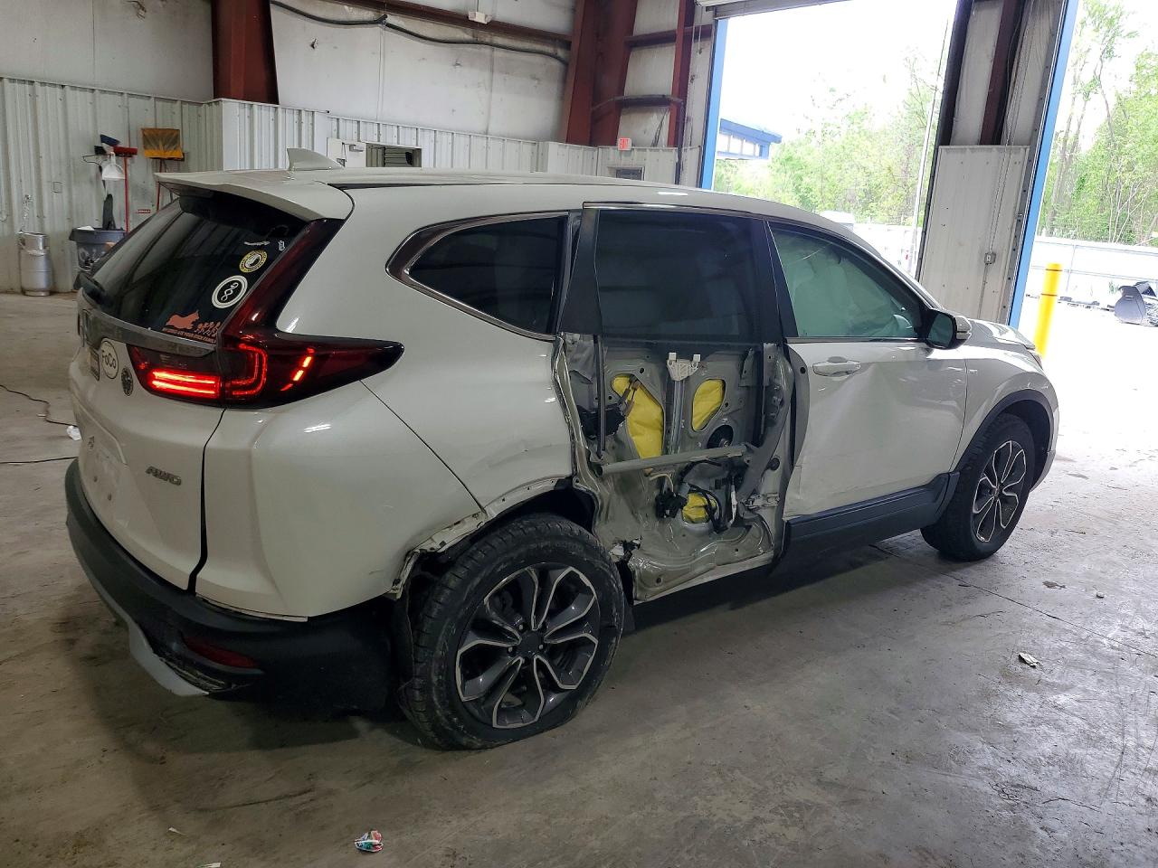 2020 Honda Cr-v Ex White vin: 2HKRW2H53LH698015