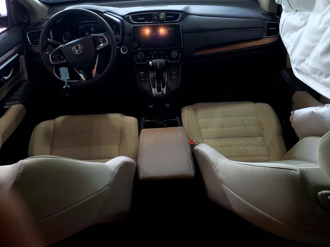 2020 Honda Cr-v Ex White vin: 2HKRW2H53LH698015