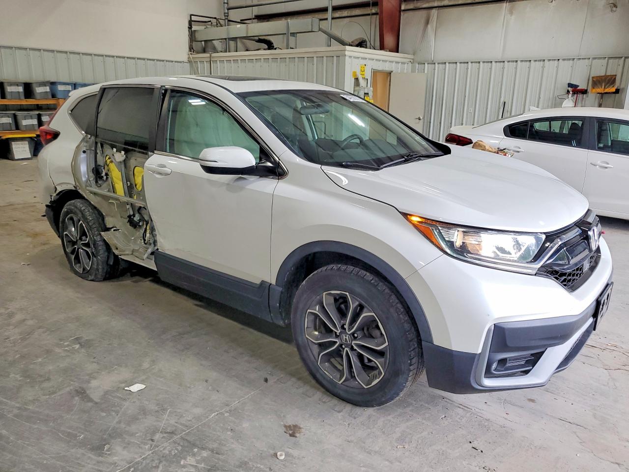 2020 Honda Cr-v Ex White vin: 2HKRW2H53LH698015