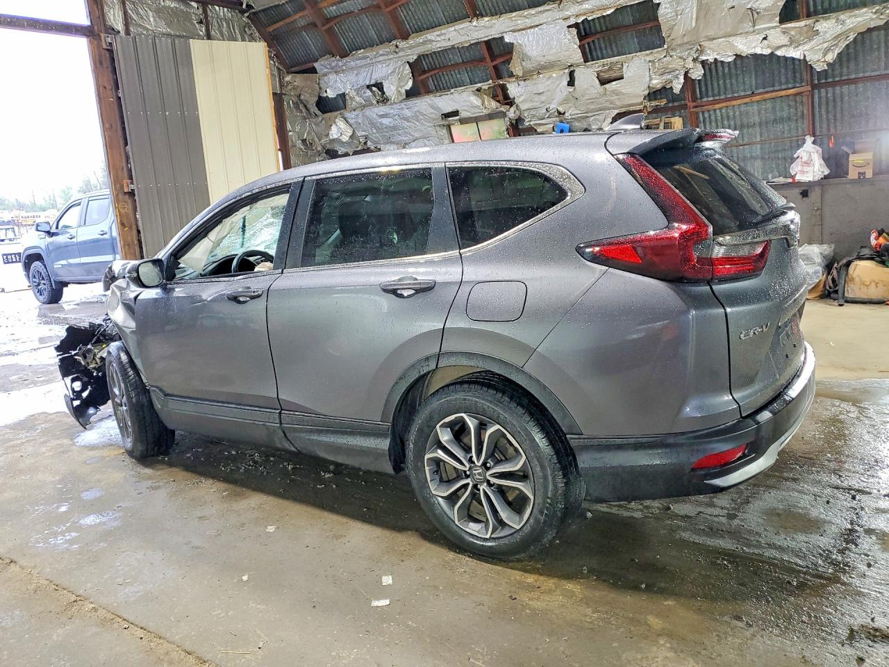2021 Honda Cr-v Ex Gray vin: 2HKRW2H53MH644716