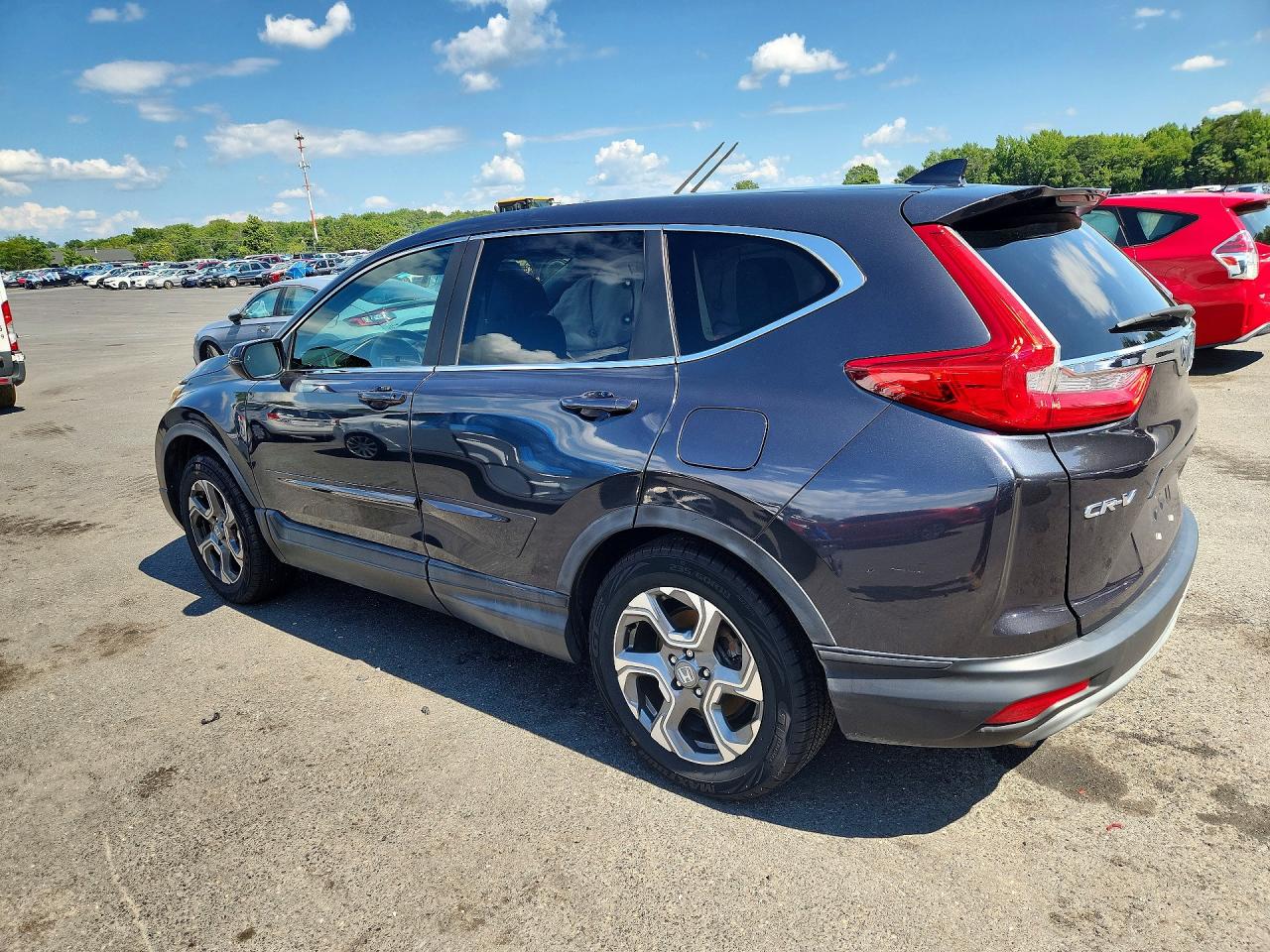 2017 Honda Cr-v Ex Gray vin: 2HKRW2H55HH672362