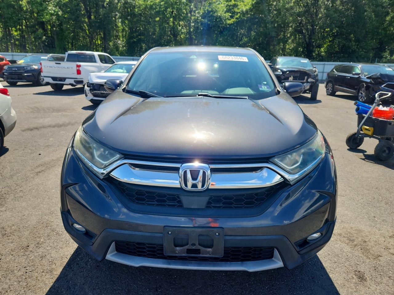 2017 Honda Cr-v Ex Gray vin: 2HKRW2H55HH672362