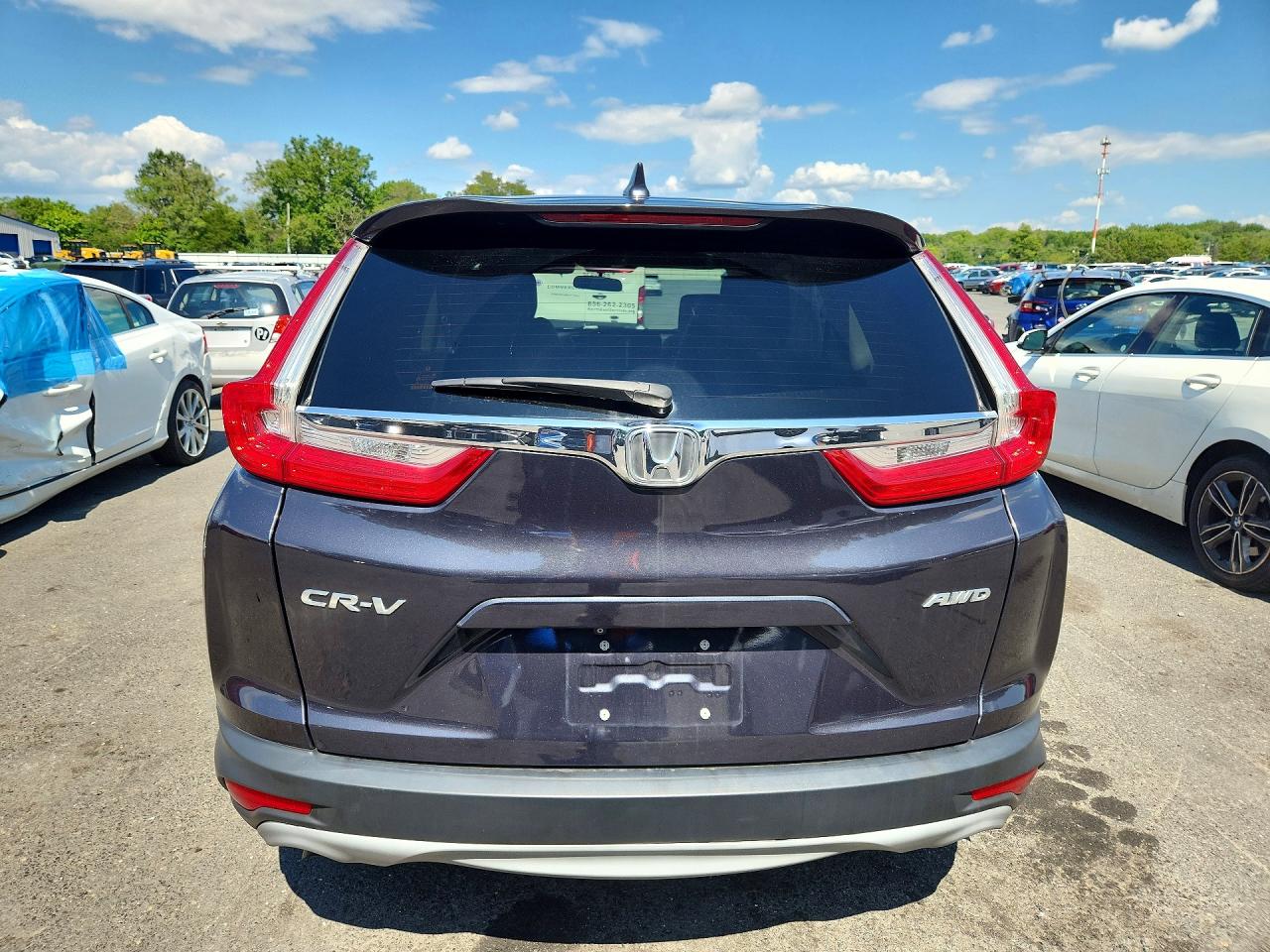 2017 Honda Cr-v Ex Gray vin: 2HKRW2H55HH672362