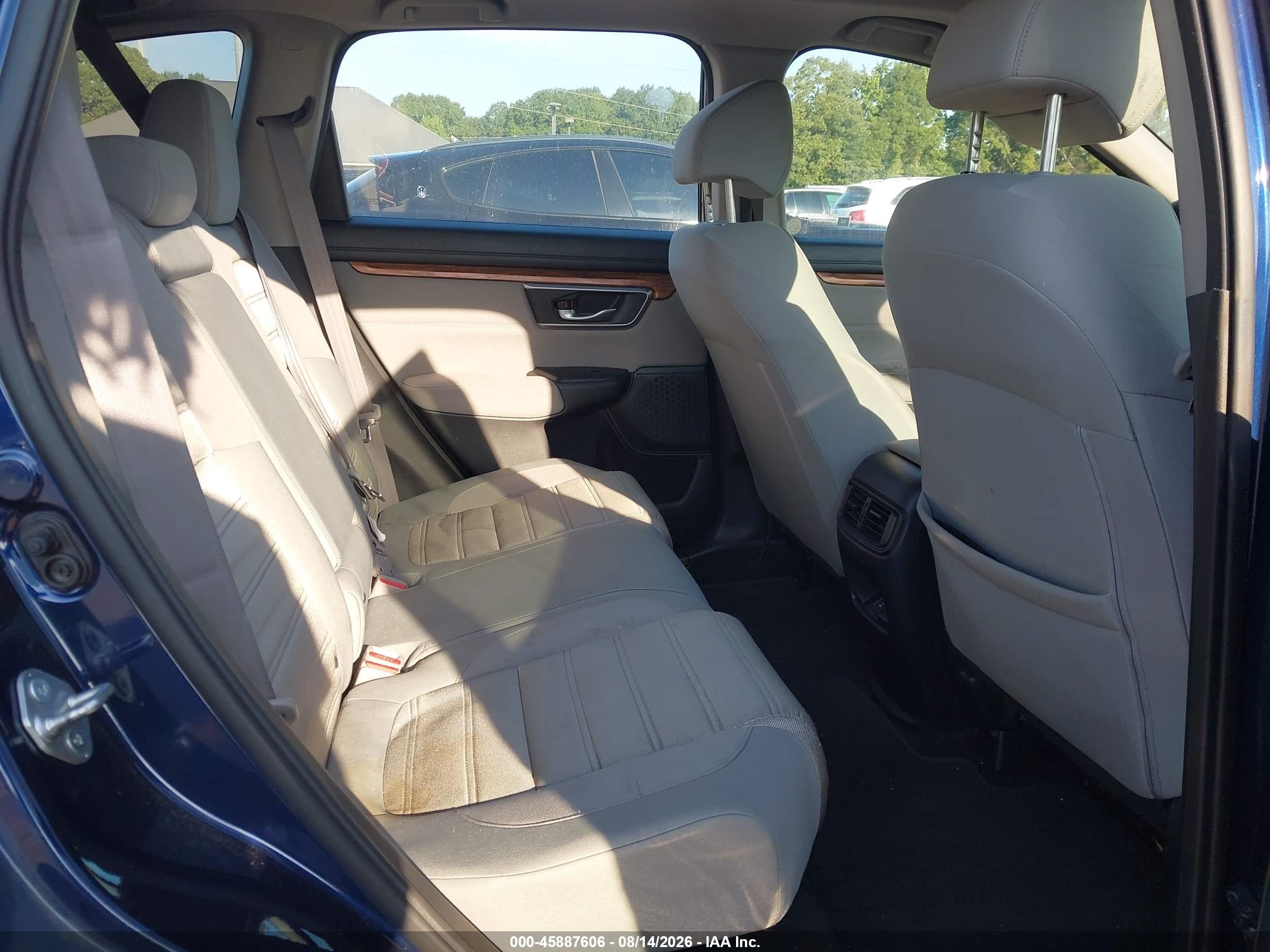 2017 Honda Cr-v Ex Blue vin: 2HKRW2H55HH682860