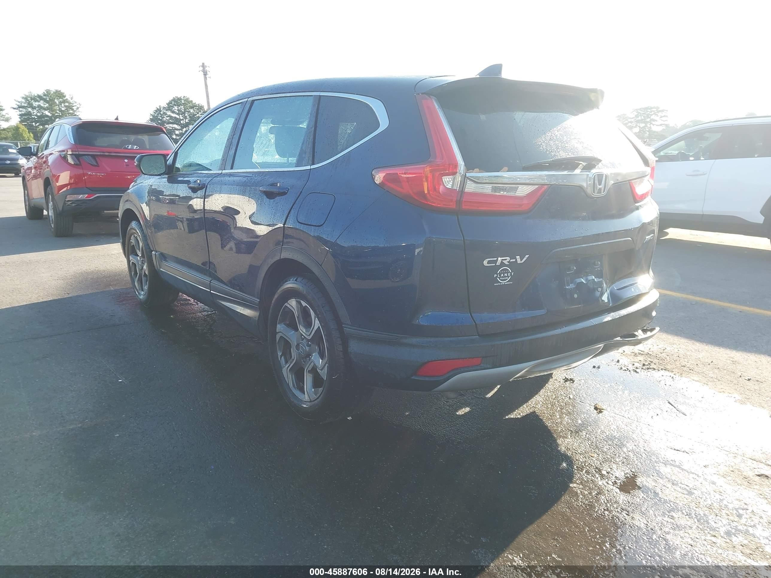 2017 Honda Cr-v Ex Blue vin: 2HKRW2H55HH682860
