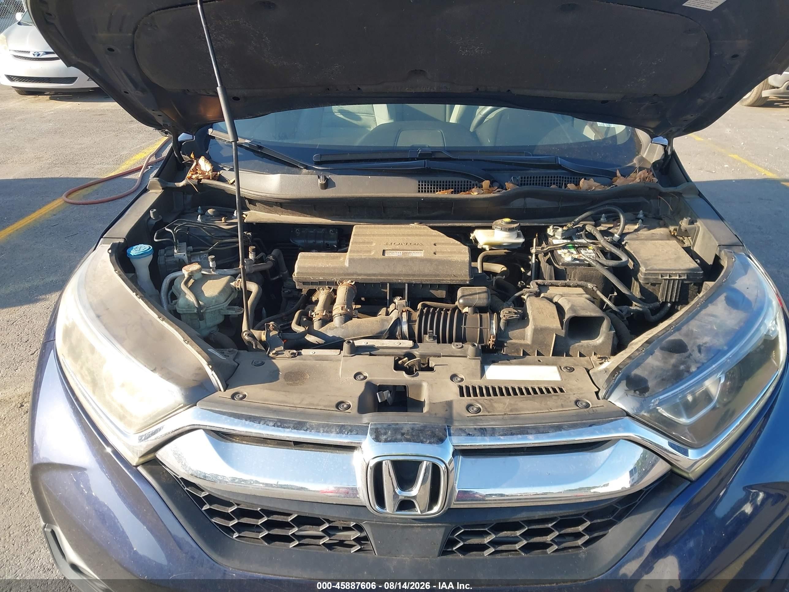 2017 Honda Cr-v Ex Blue vin: 2HKRW2H55HH682860