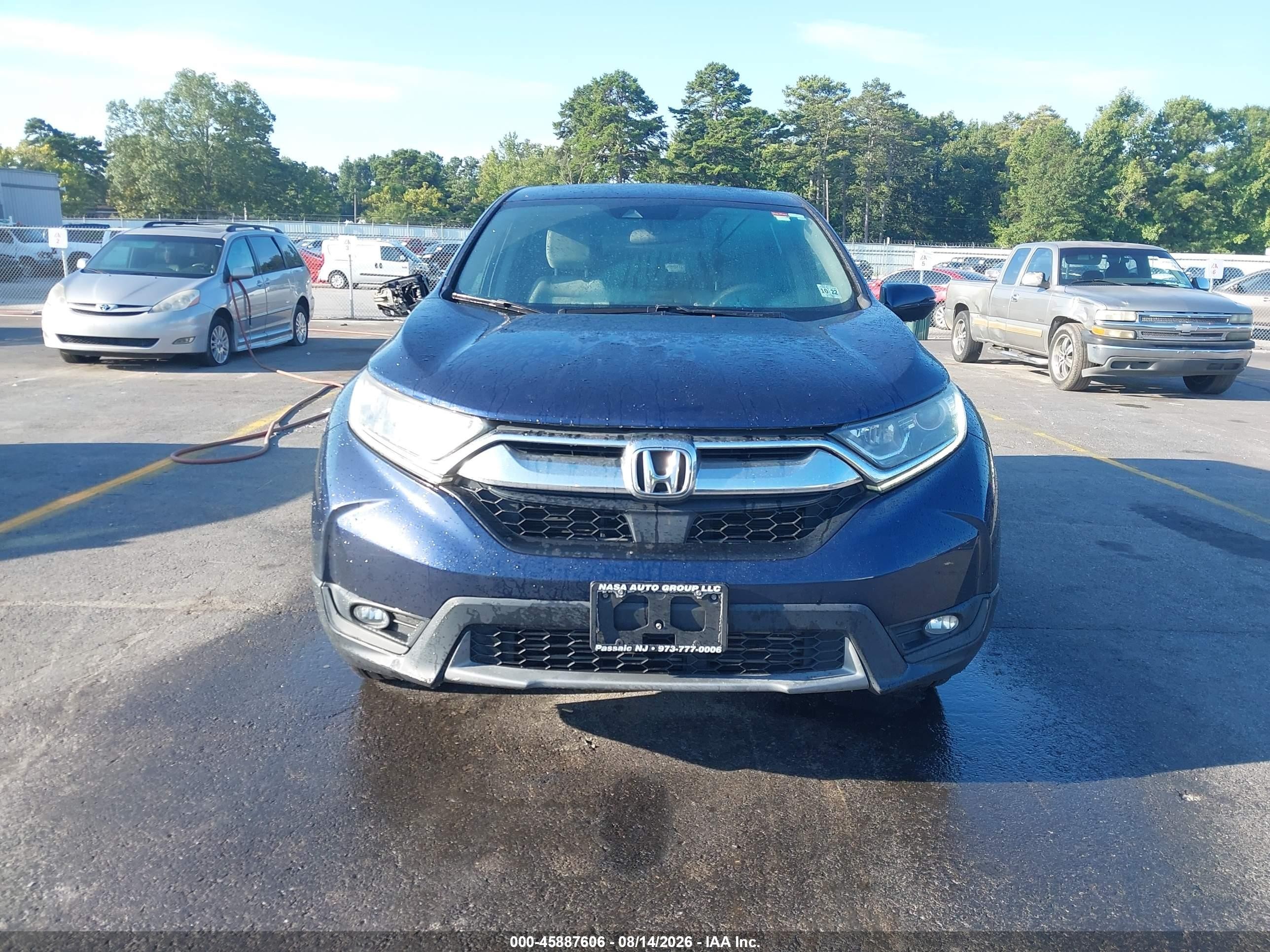 2017 Honda Cr-v Ex Blue vin: 2HKRW2H55HH682860