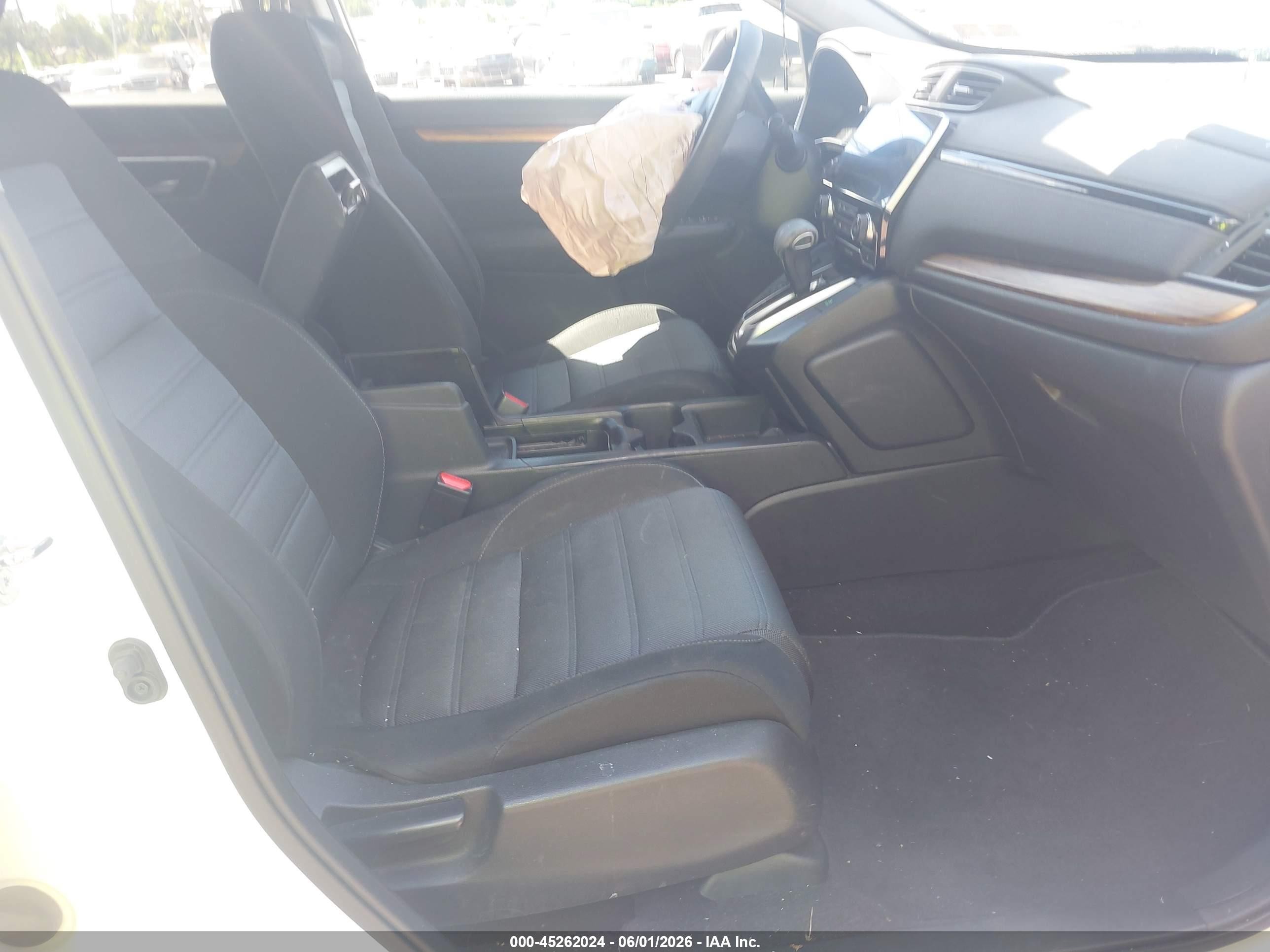 2017 Honda Cr-v Ex White vin: 2HKRW2H56HH673178