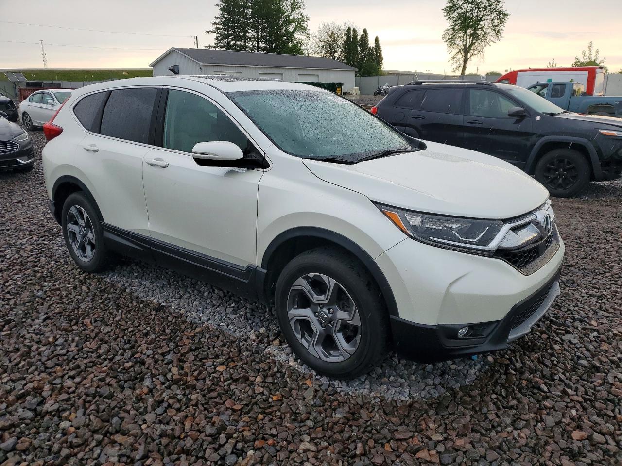 2017 Honda Cr-v Ex Белый vin: 2HKRW2H57HH616892