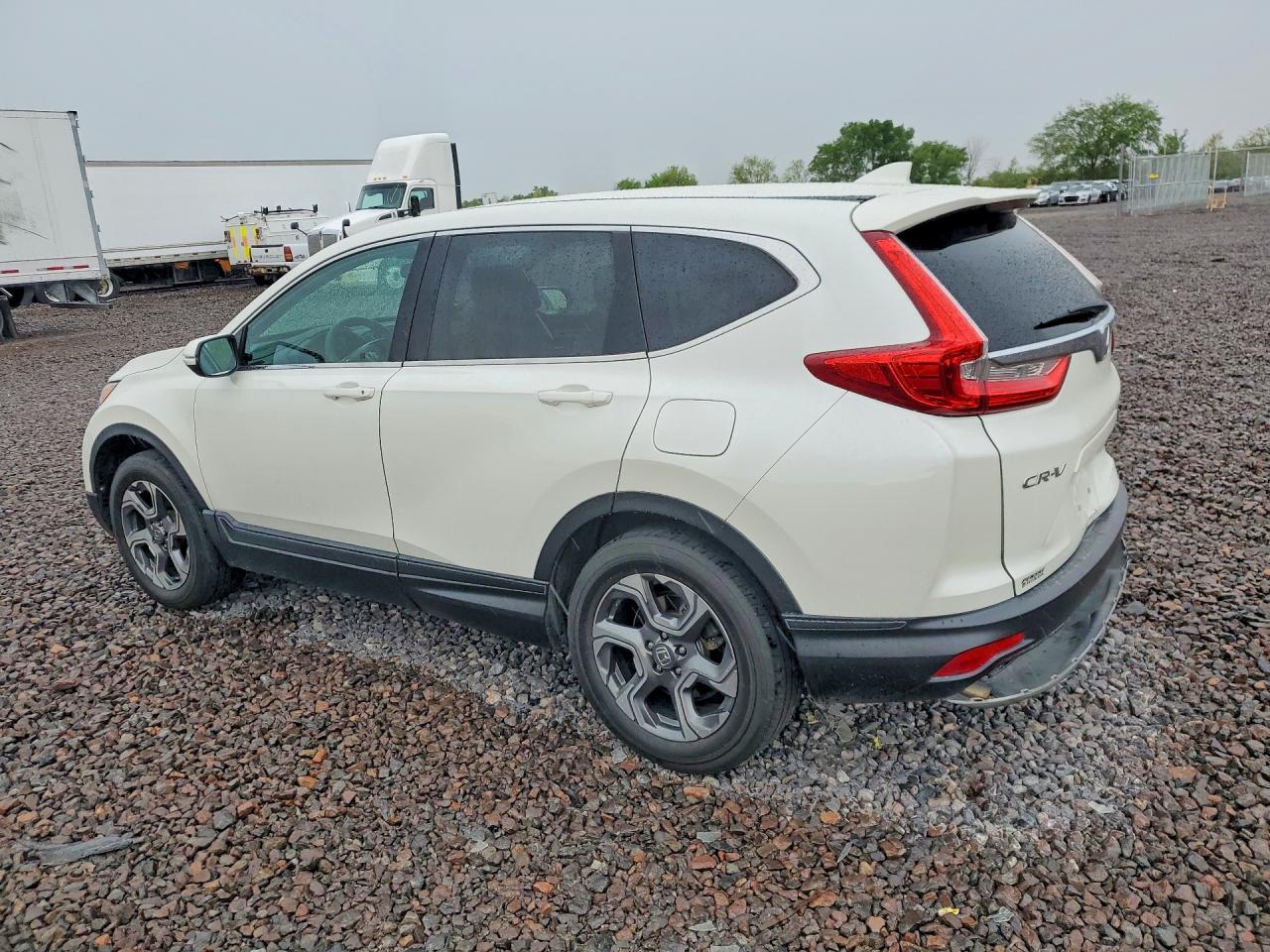 2017 Honda Cr-v Ex Белый vin: 2HKRW2H57HH616892